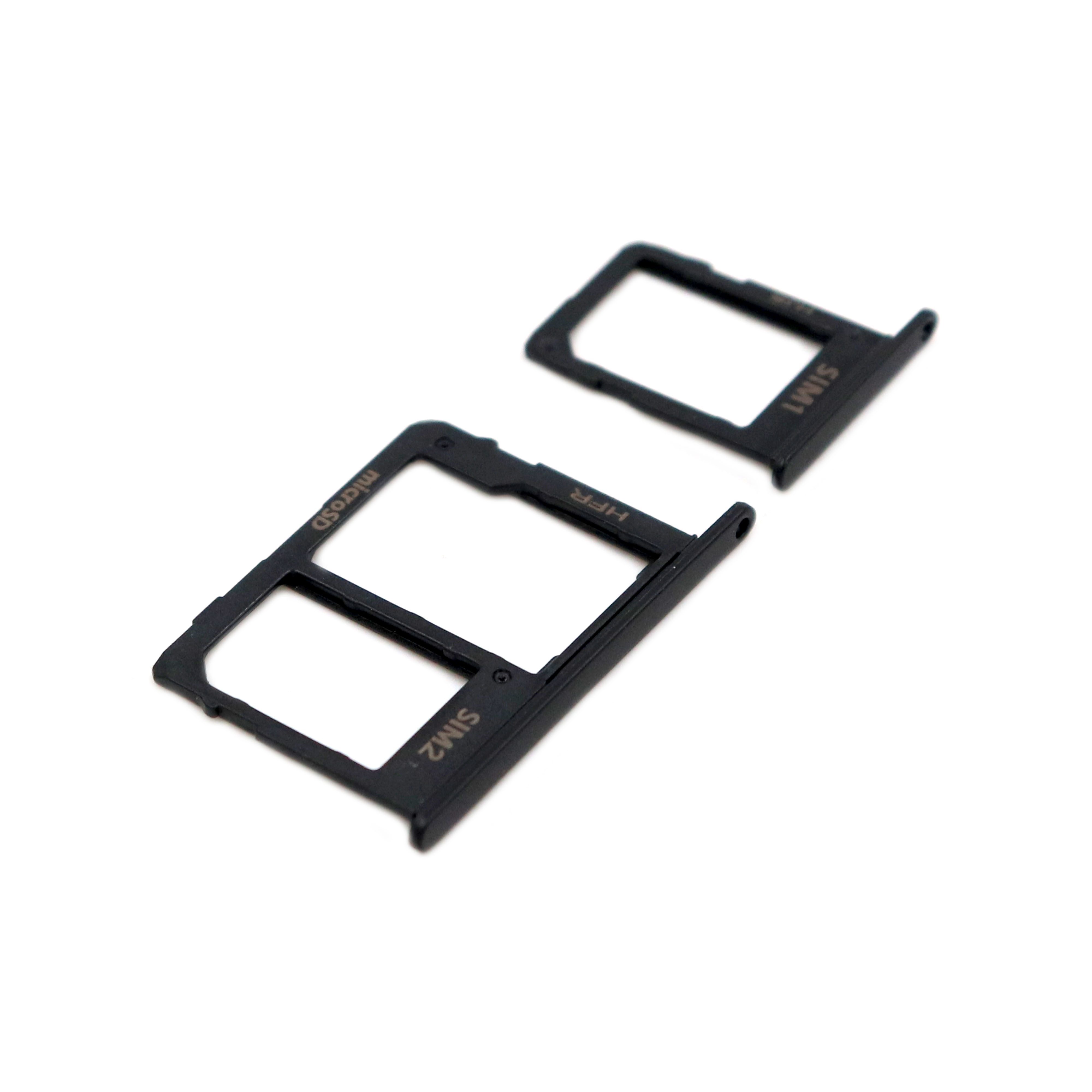 Nano Sim Card Tray For Samsung Galaxy J8 2018 (J800F) Black OEM-Equivalent