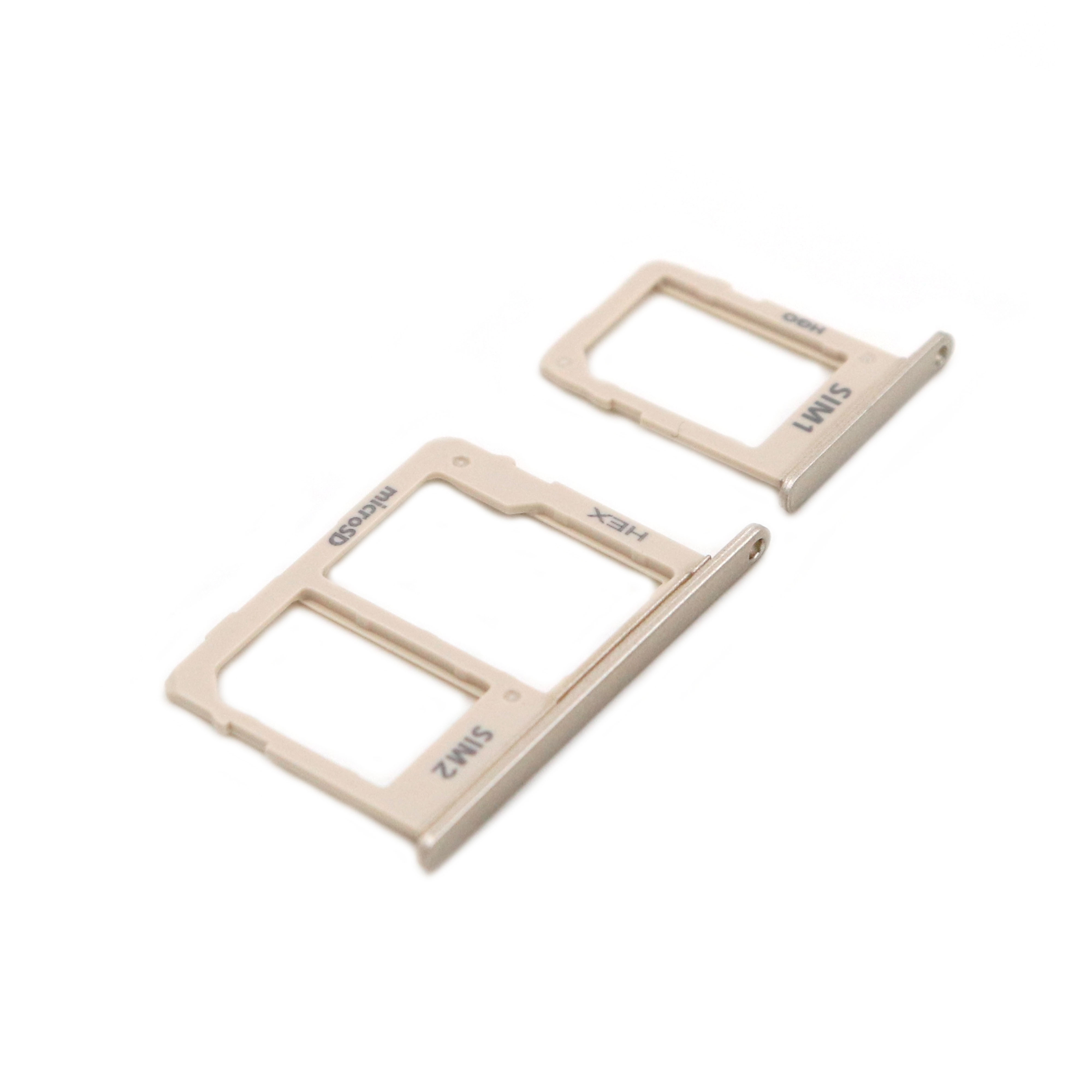 Nano Sim Card Tray For Samsung Galaxy J8 2018 (J800F) Gold OEM-Equivalent
