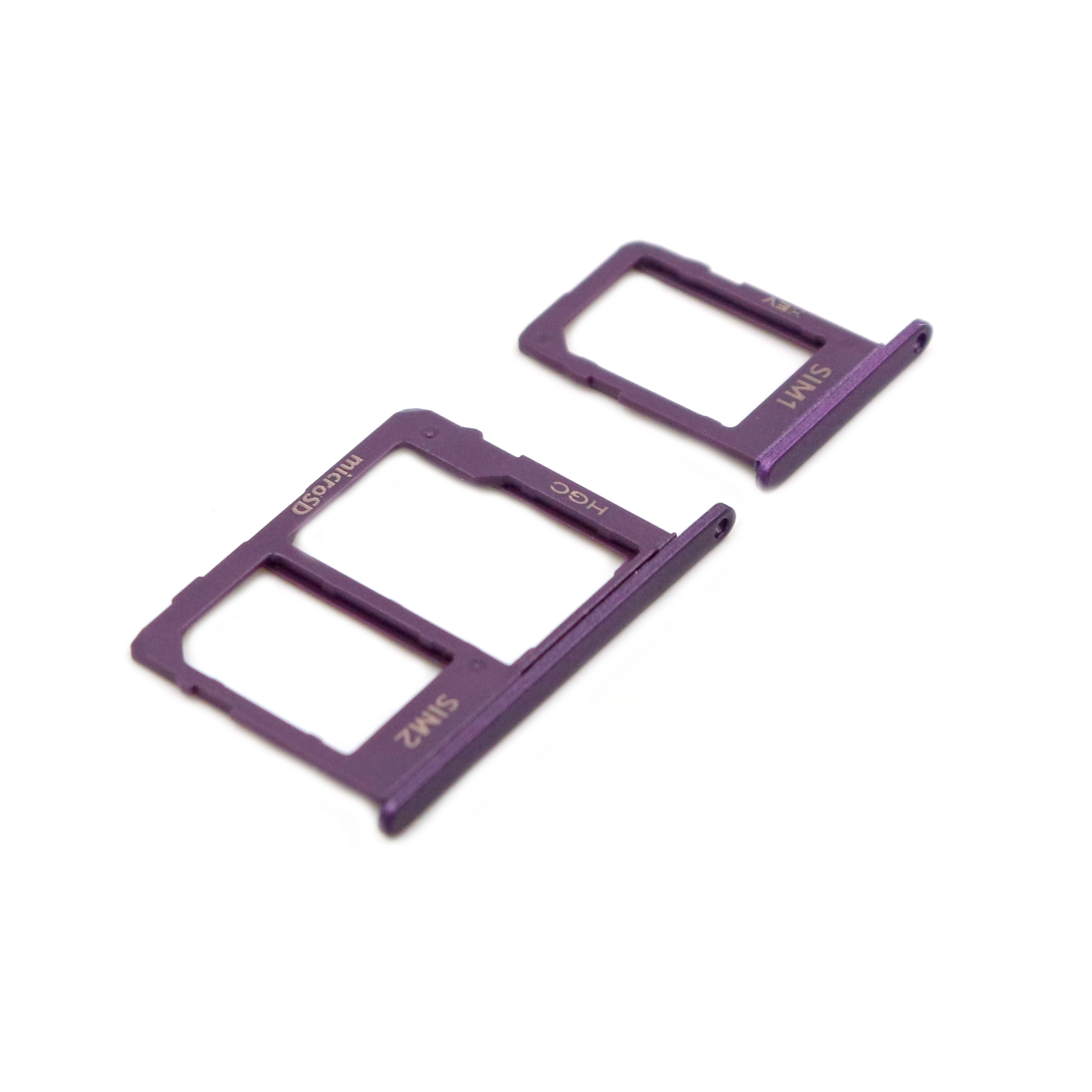 Nano Sim Card Tray For Samsung Galaxy J8 2018 (J800F) Purple OEM-Equivalent
