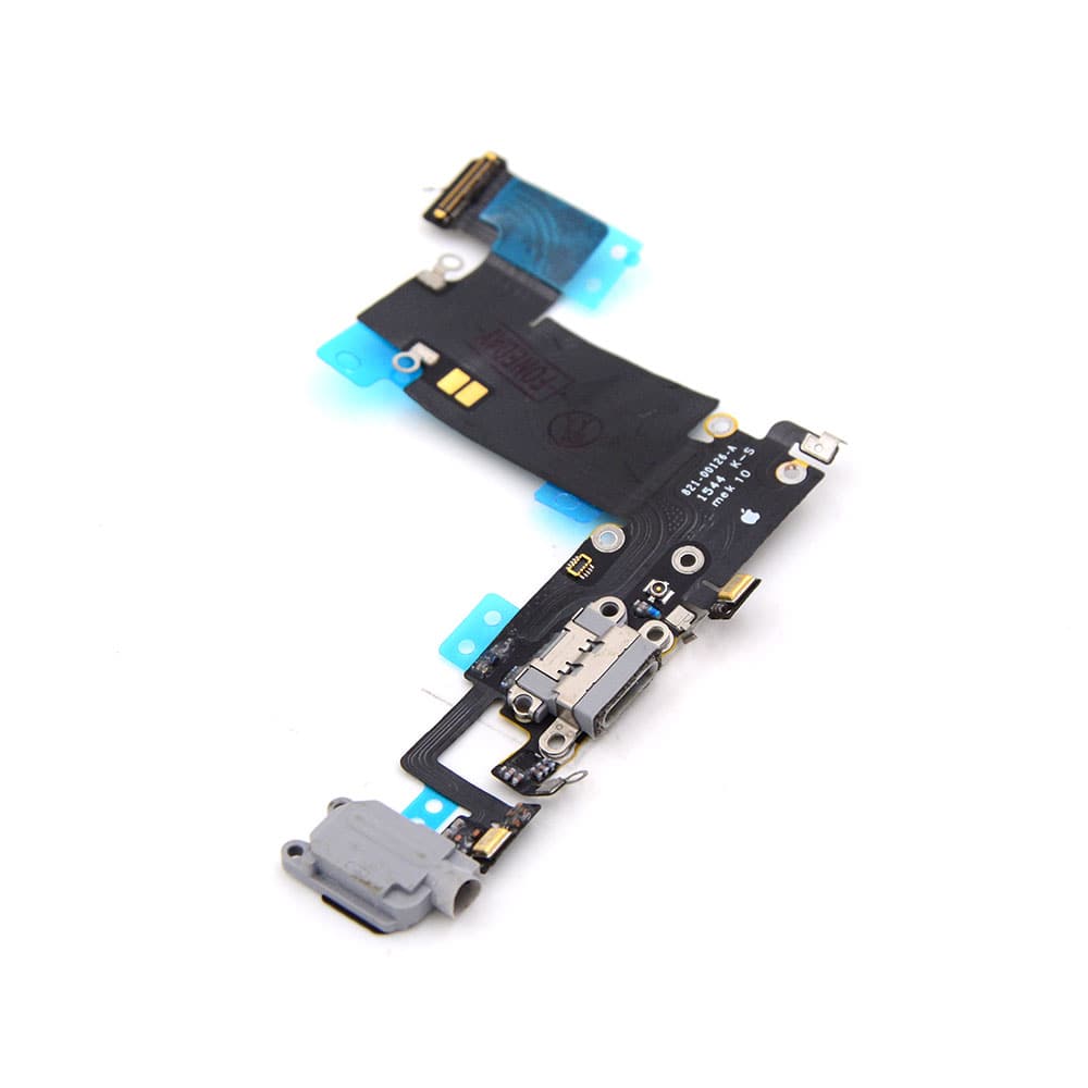 Charging Port and Headphone Jack For iPhone 6s Plus Black Pulled