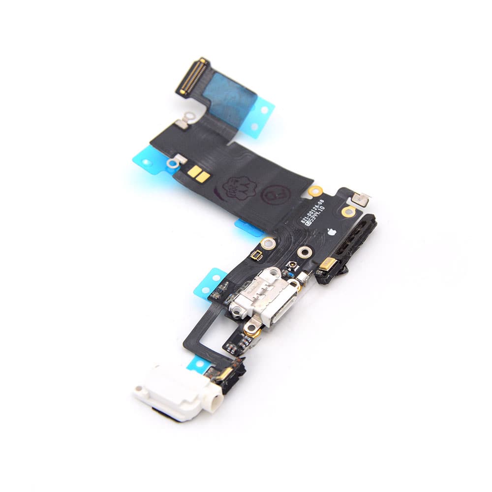 Charging Port and Headphone Jack For iPhone 6s Plus White Pulled