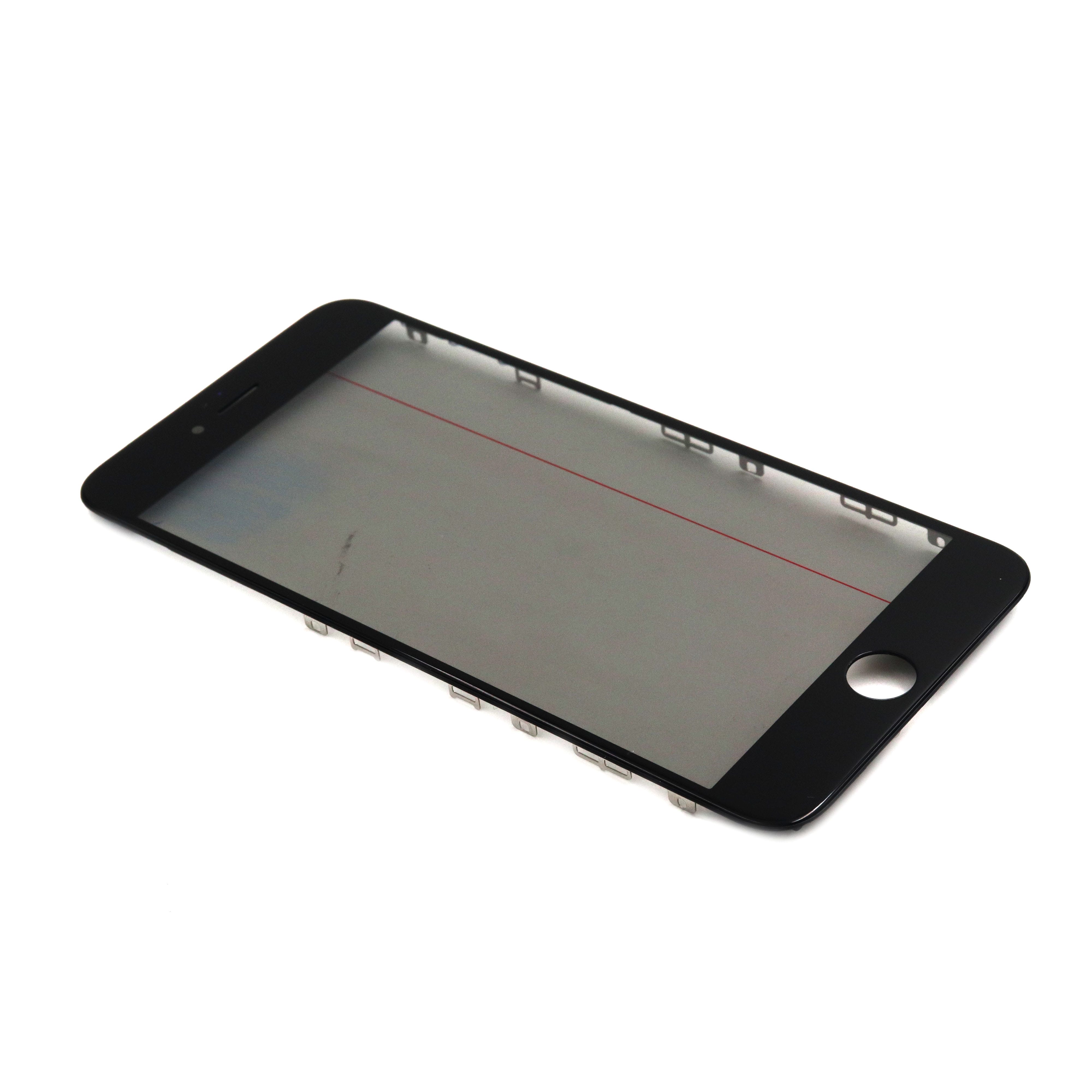 Front Glass For iPhone 6s Plus Black OEM-Equivalent