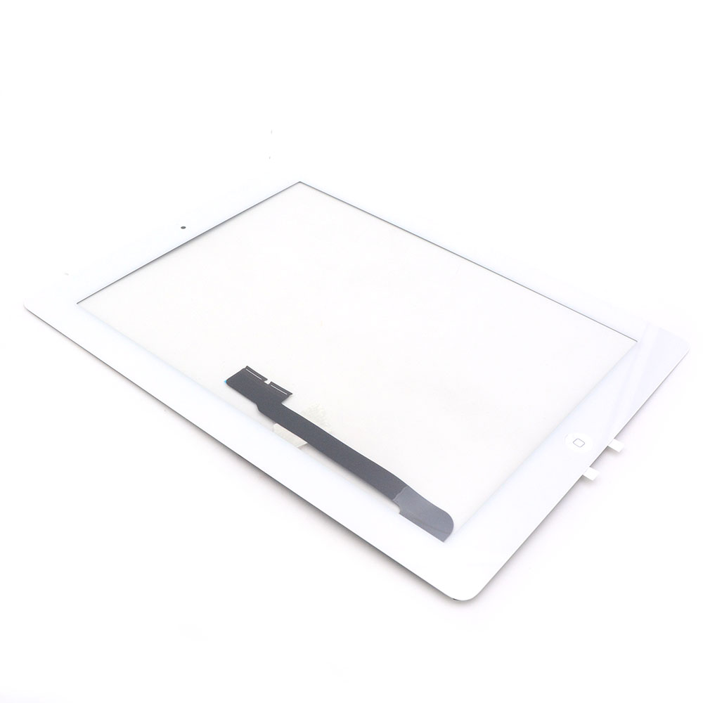 Touchscreen and Home Button (incl. Premium Adhesive) For iPad 3 White Aftermarket Plus