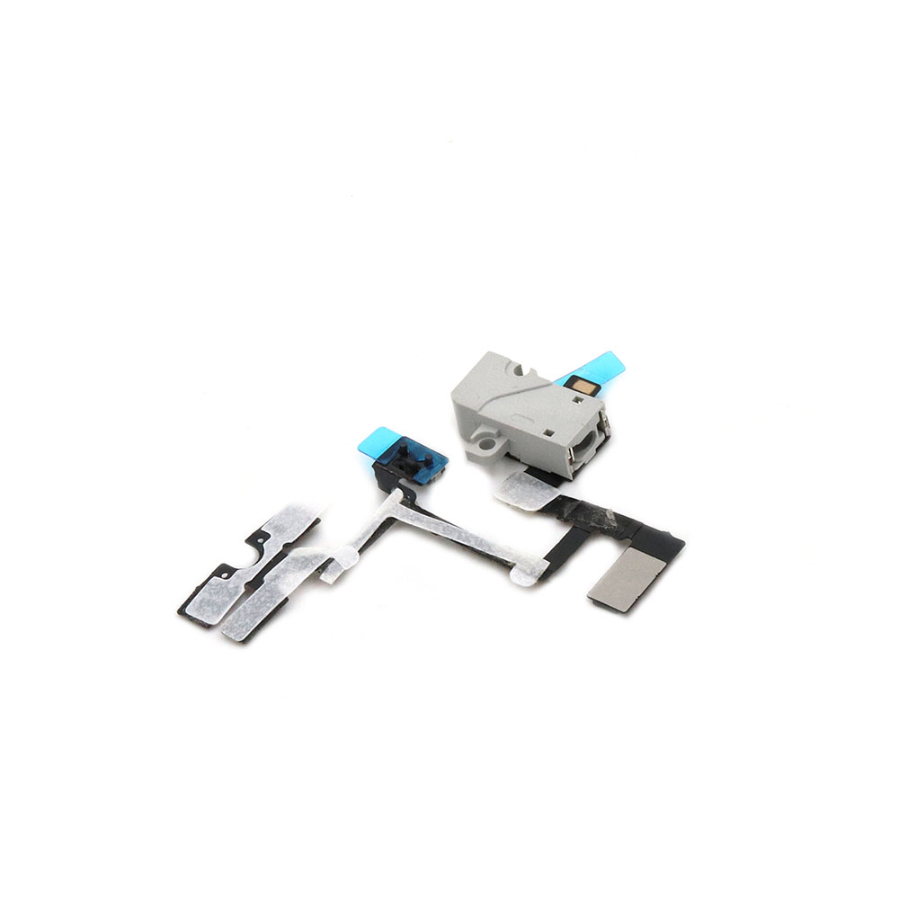 Volume Button and Headphone Jack Cable For iPhone 4 White OEM-Equivalent