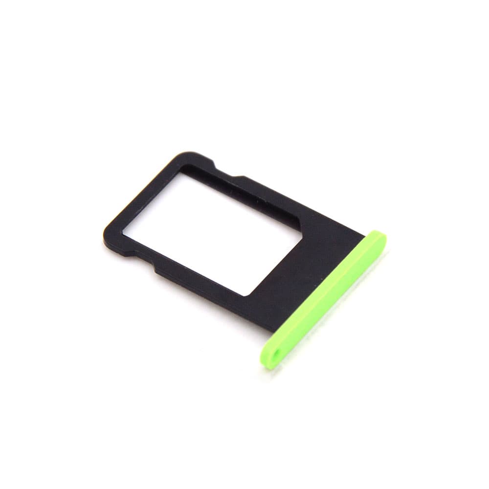 Sim Card Tray For iPhone 5c Green OEM-Equivalent