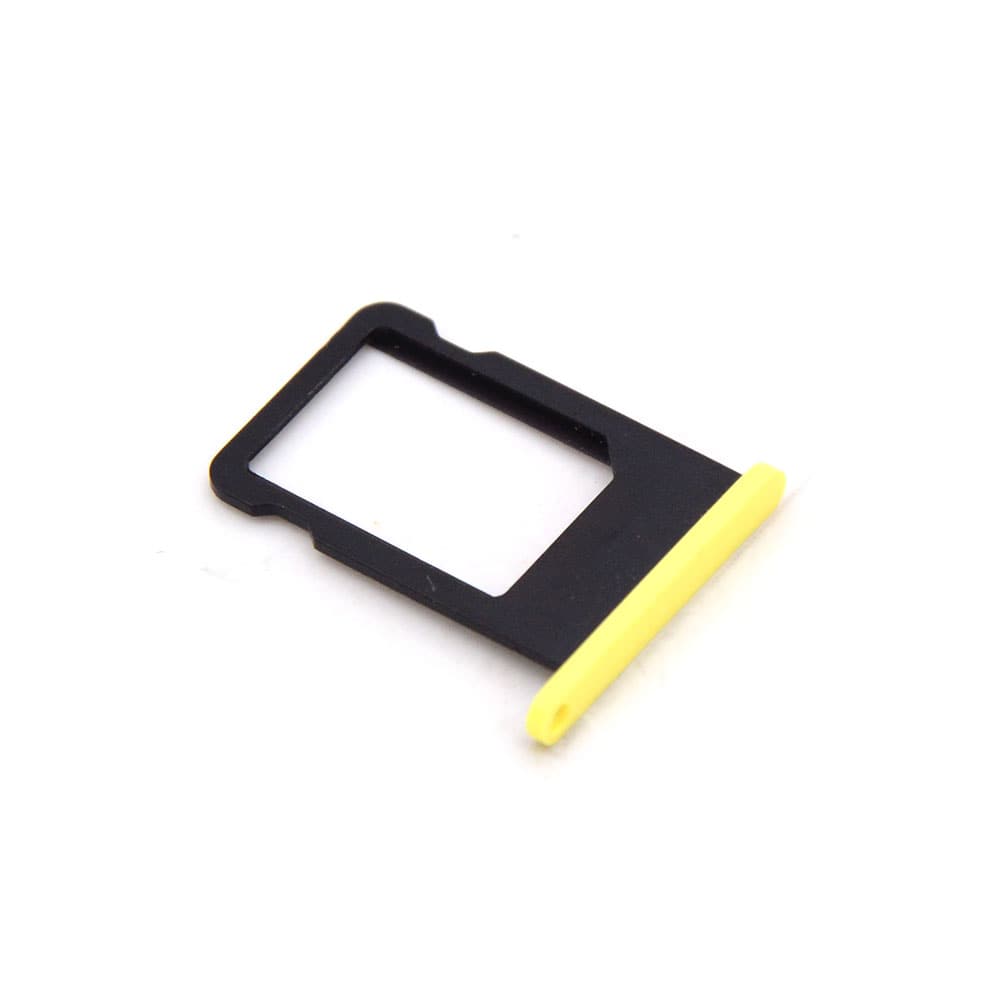 Sim Card Tray For iPhone 5c Yellow OEM-Equivalent