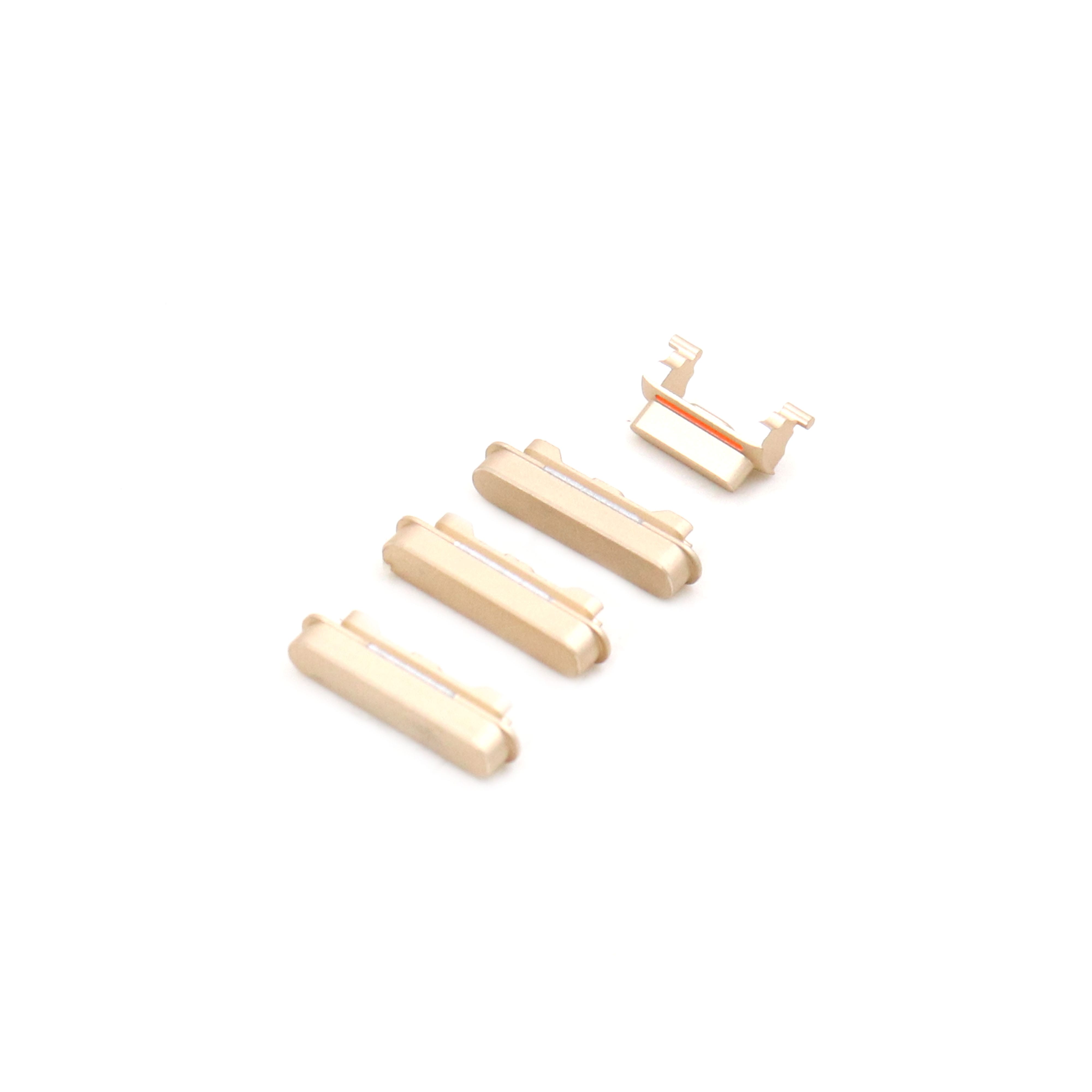Housing Button Set For iPhone 6 Gold OEM-Equivalent