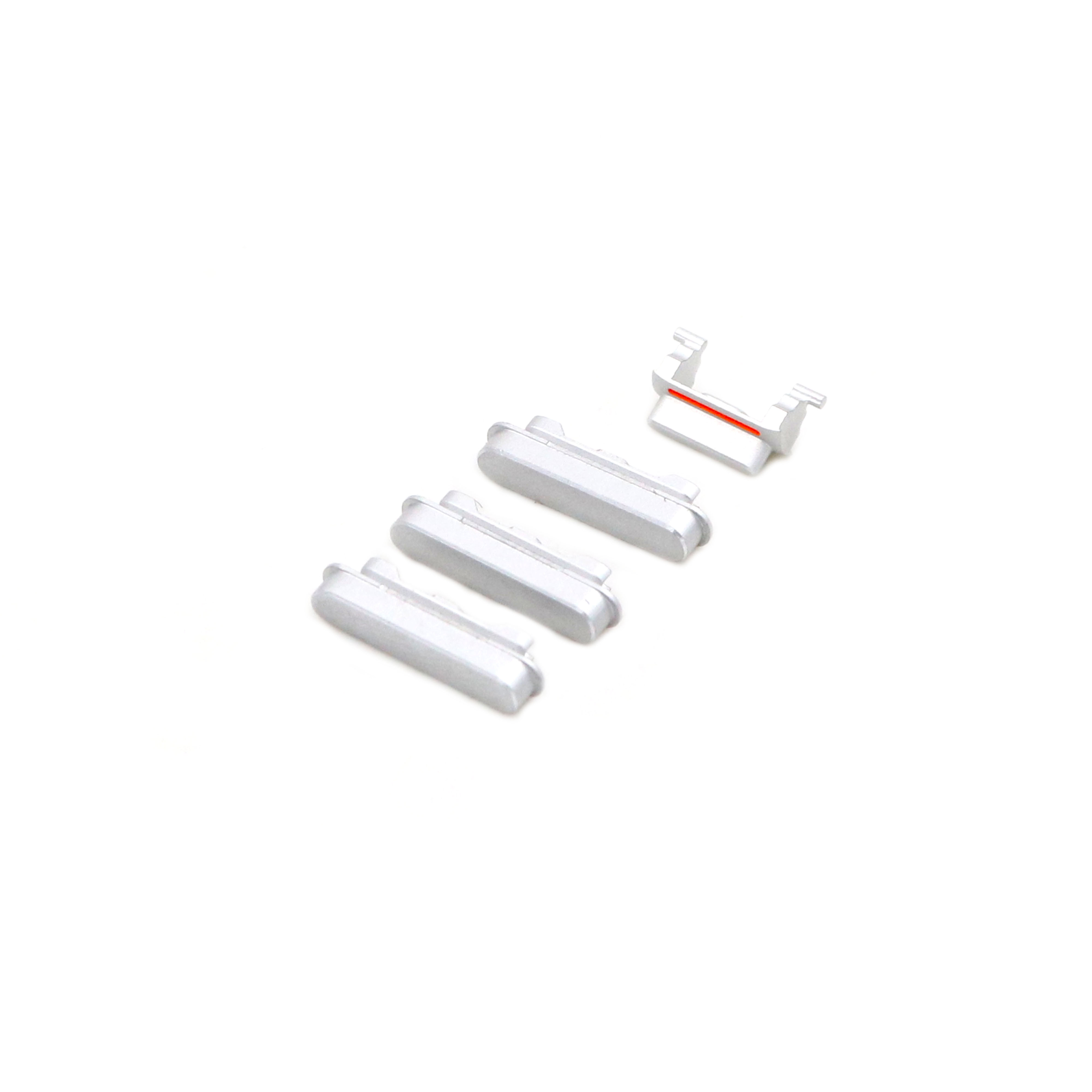 Housing Button Set For iPhone 6 Silver OEM-Equivalent