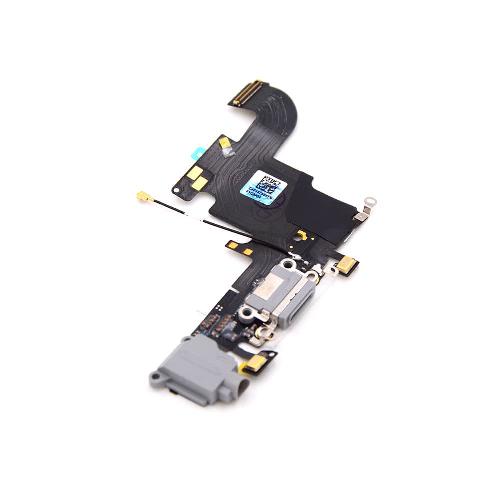 Charging Port and Headphone Jack For iPhone 6s Black Pulled