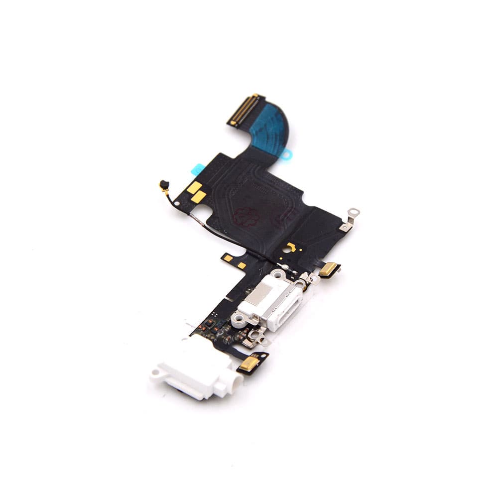 Charging Port and Headphone Jack For iPhone 6s White Pulled