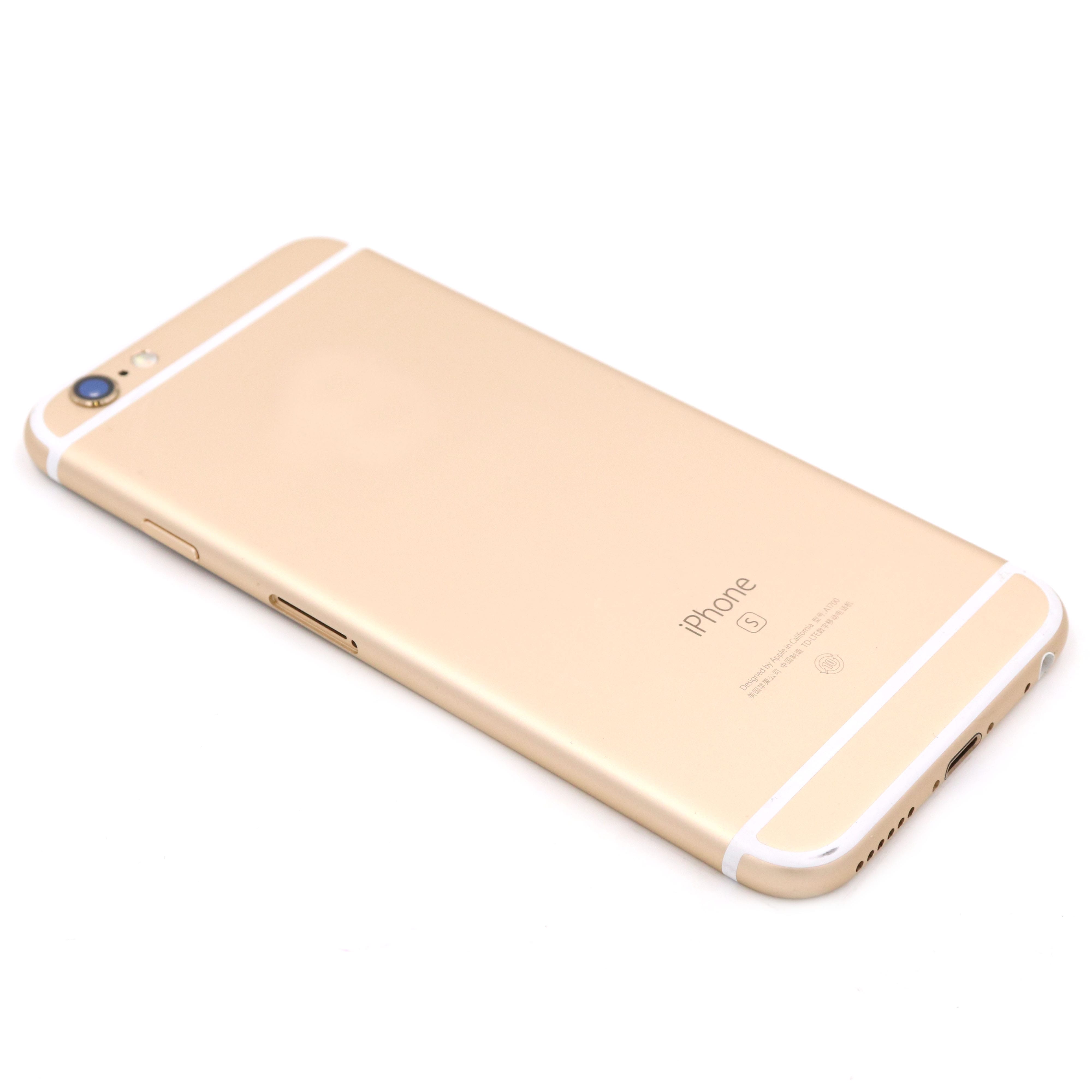 Rear Housing (Complete) For iPhone 6s Gold Pulled