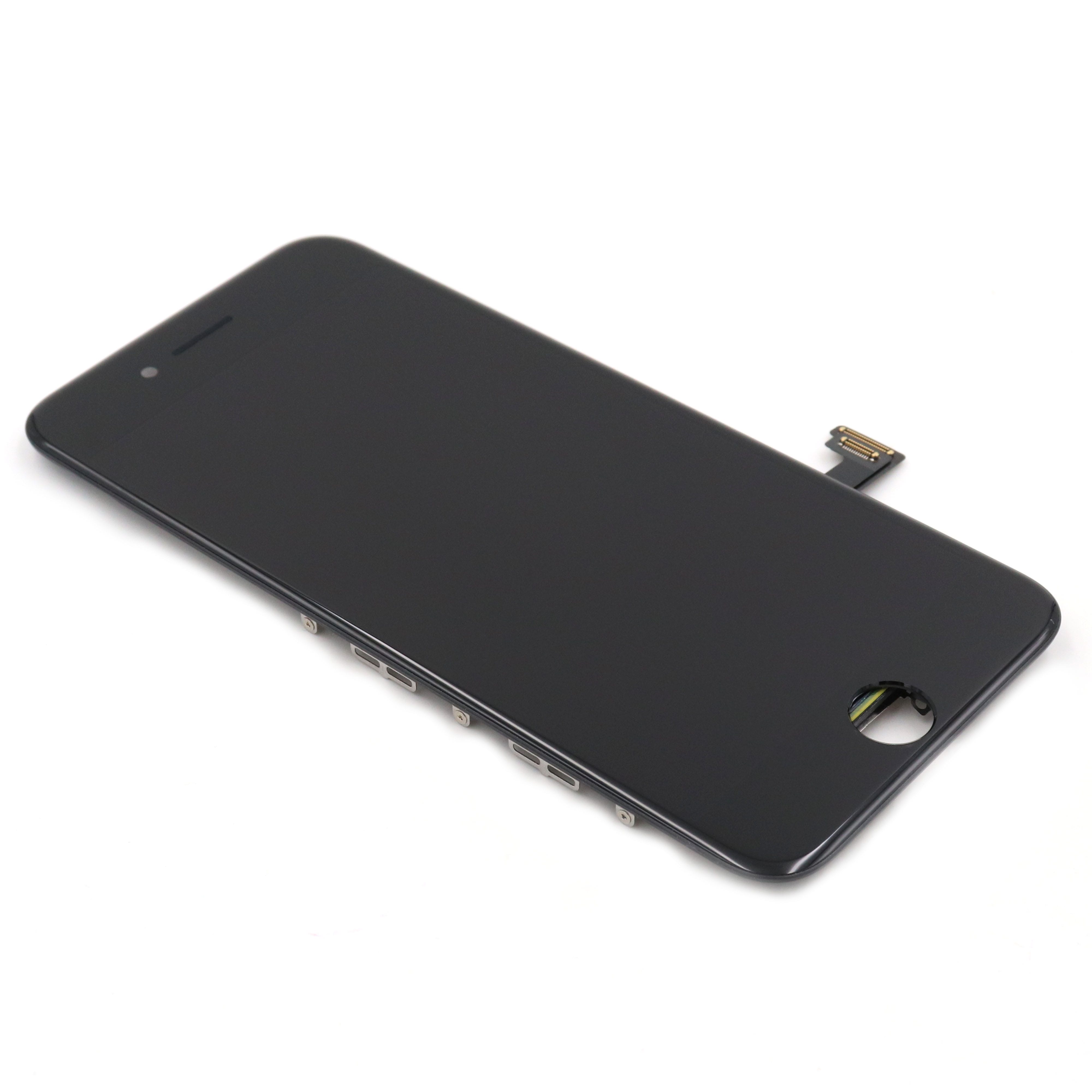 Display (incl. Backplate) For iPhone 7 Black Pulled
