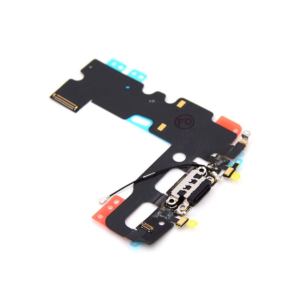 Charging Port For iPhone 7 Black Pulled
