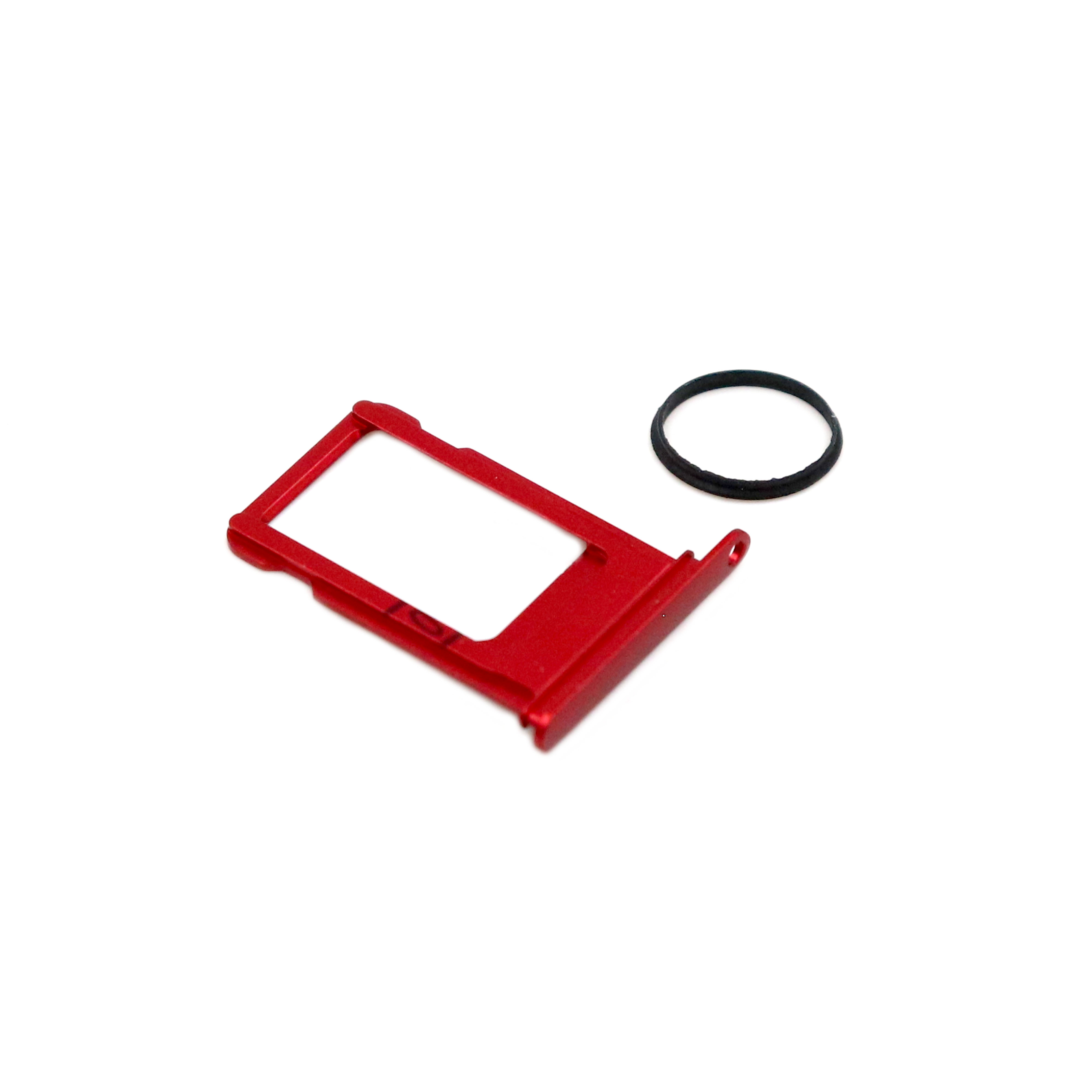 Nano Sim Card Tray For iPhone 8 Red OEM-Equivalent
