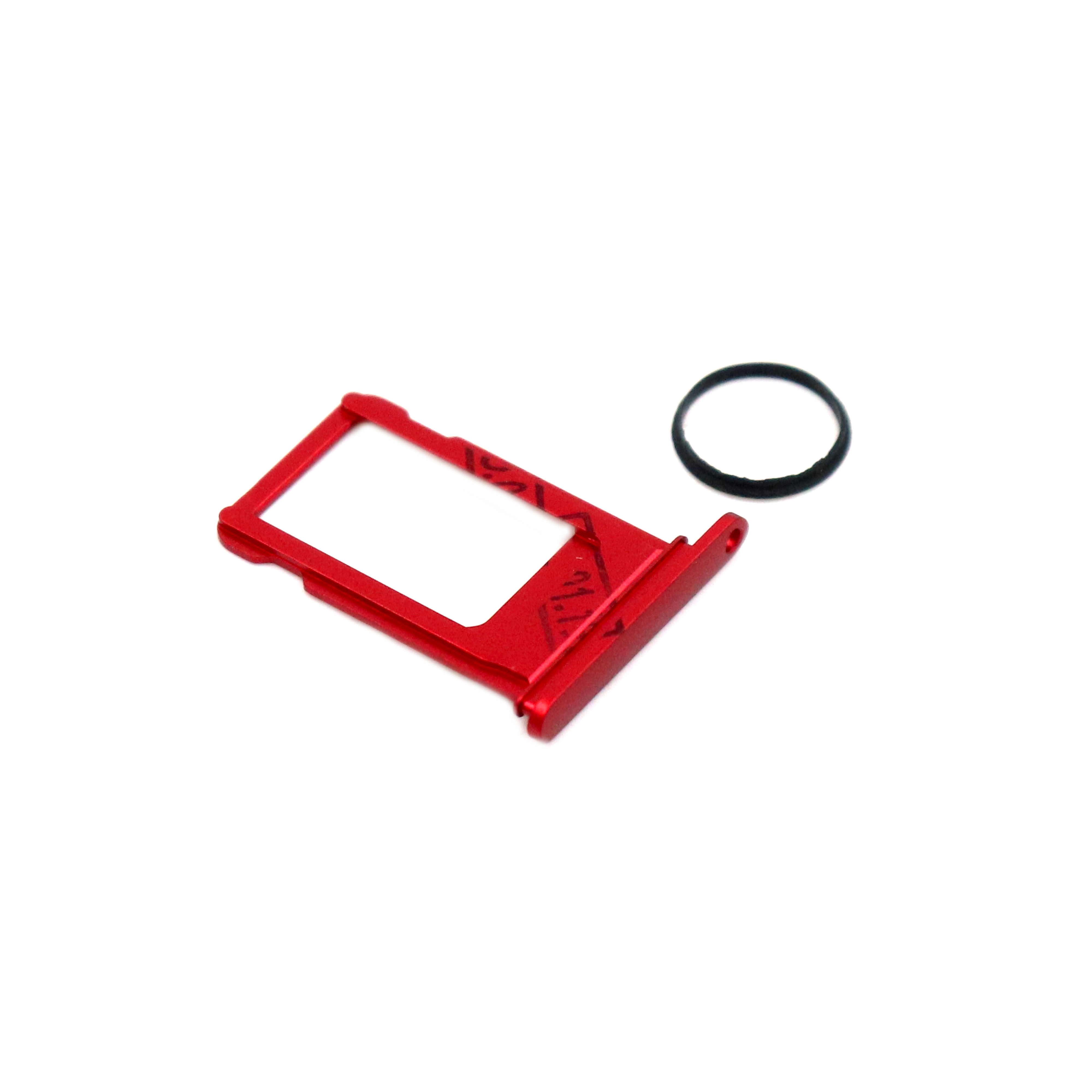Nano Sim Card Tray For iPhone 8 Plus Red OEM-Equivalent
