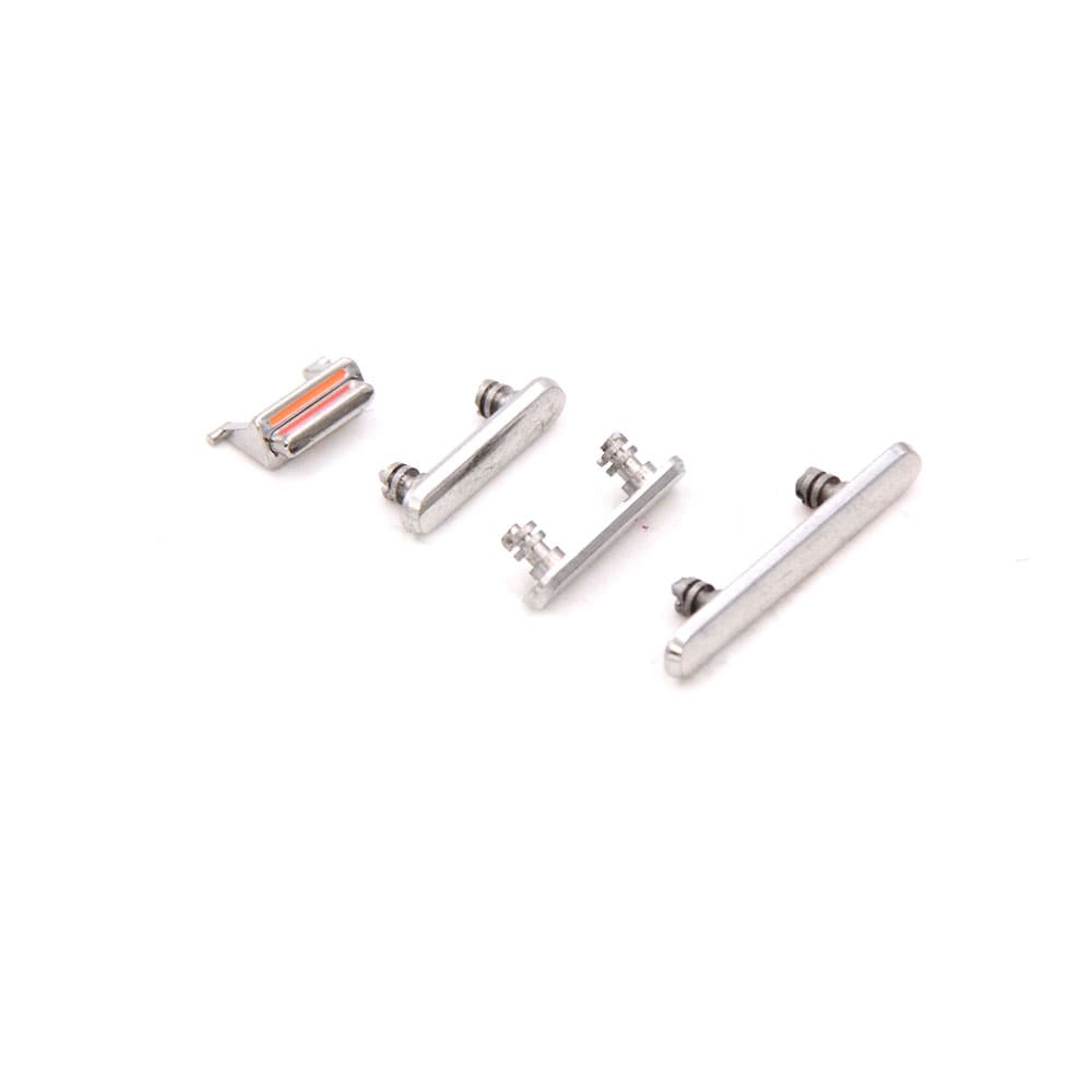 Housing Button Set For iPhone X Silver OEM-Equivalent