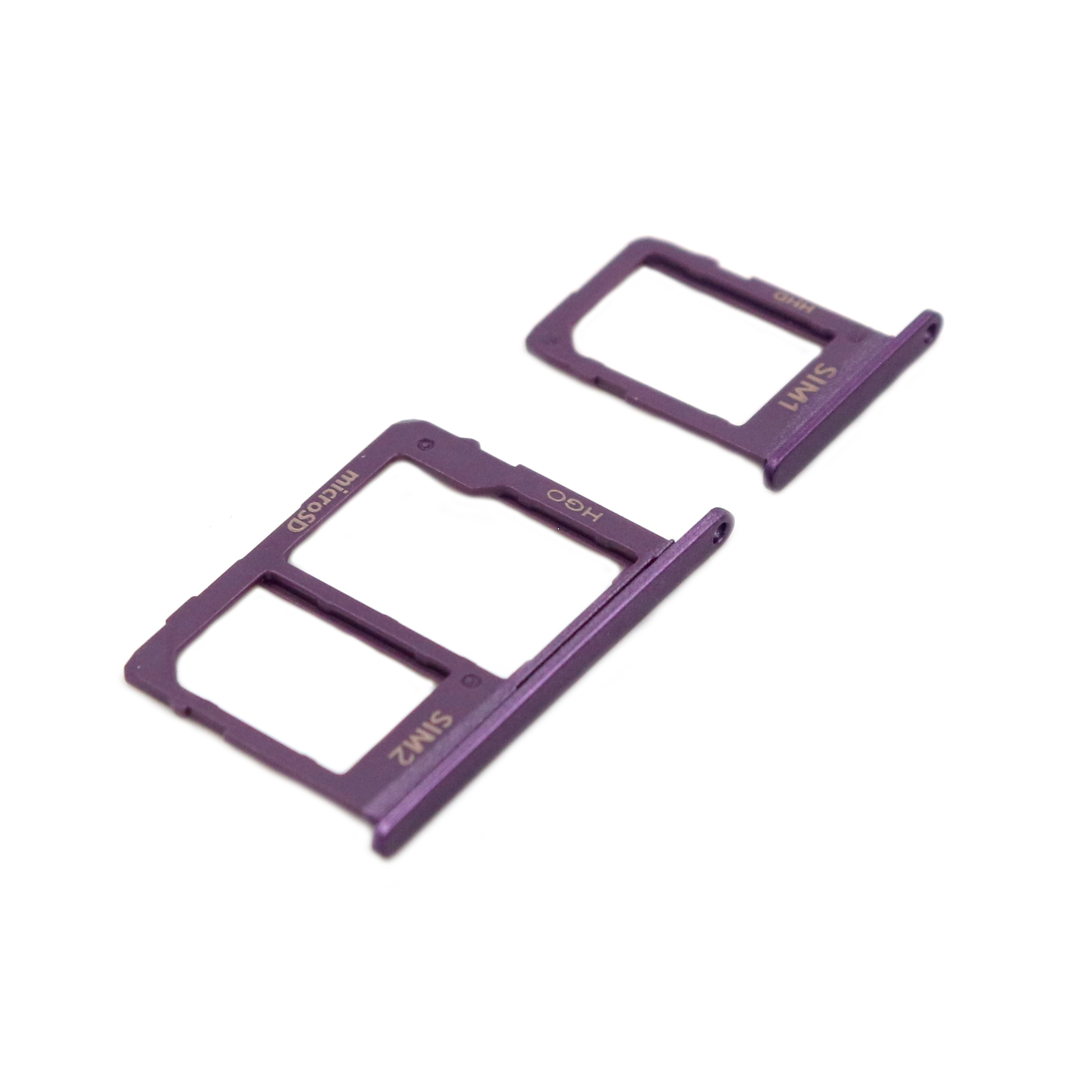Nano Sim Card Tray For Samsung Galaxy J4 2018 (J400F) Purple OEM-Equivalent