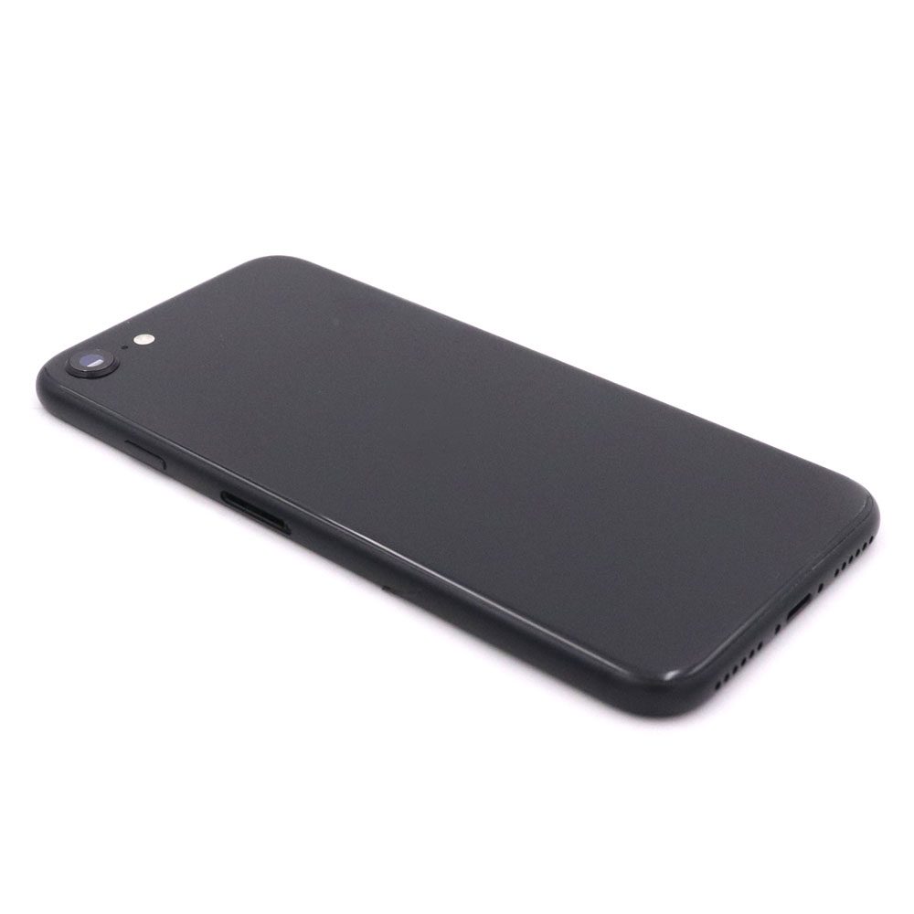Rear Housing with small parts For iPhone SE 2020 Black Pulled