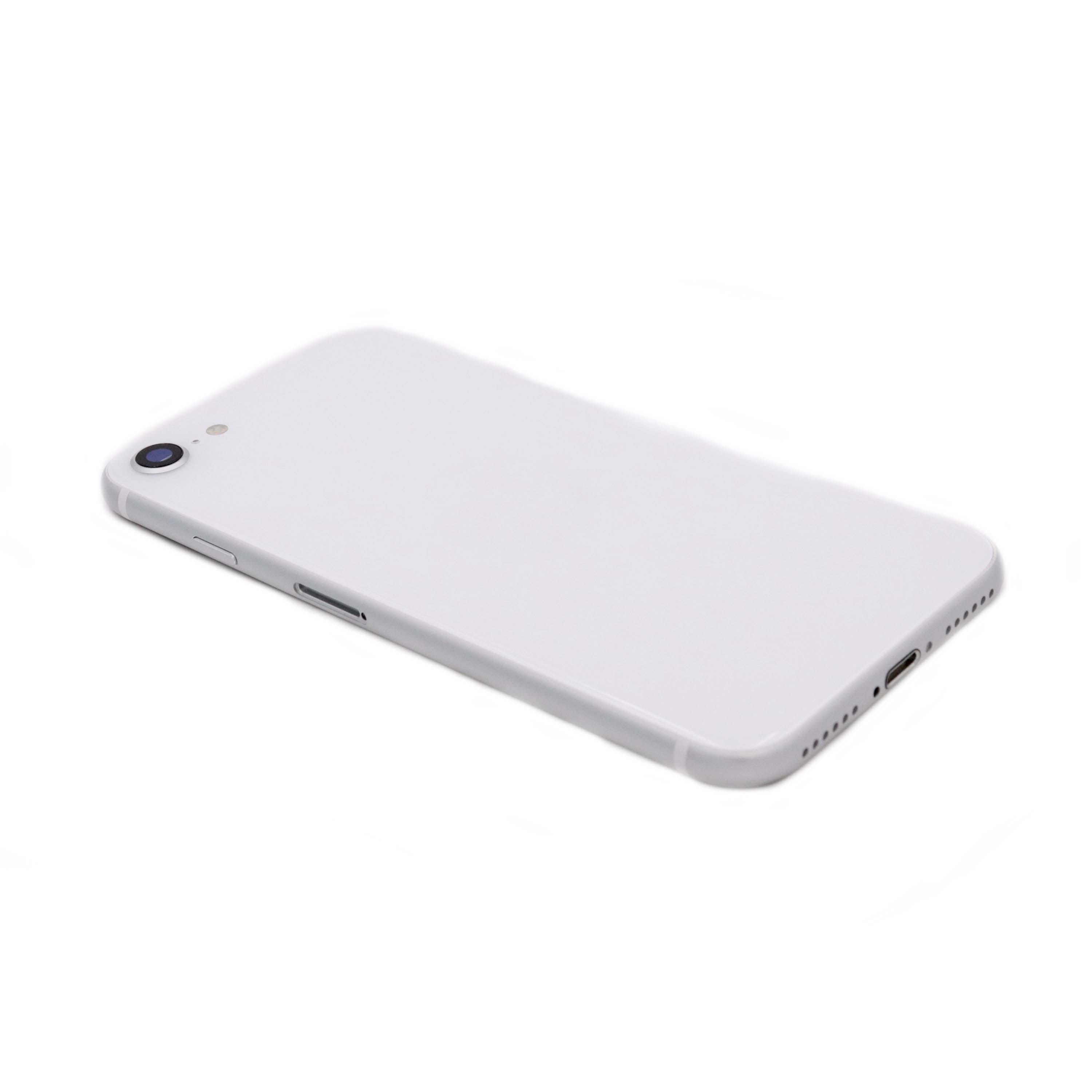 Rear Housing with small parts For iPhone SE 2020 White Pulled