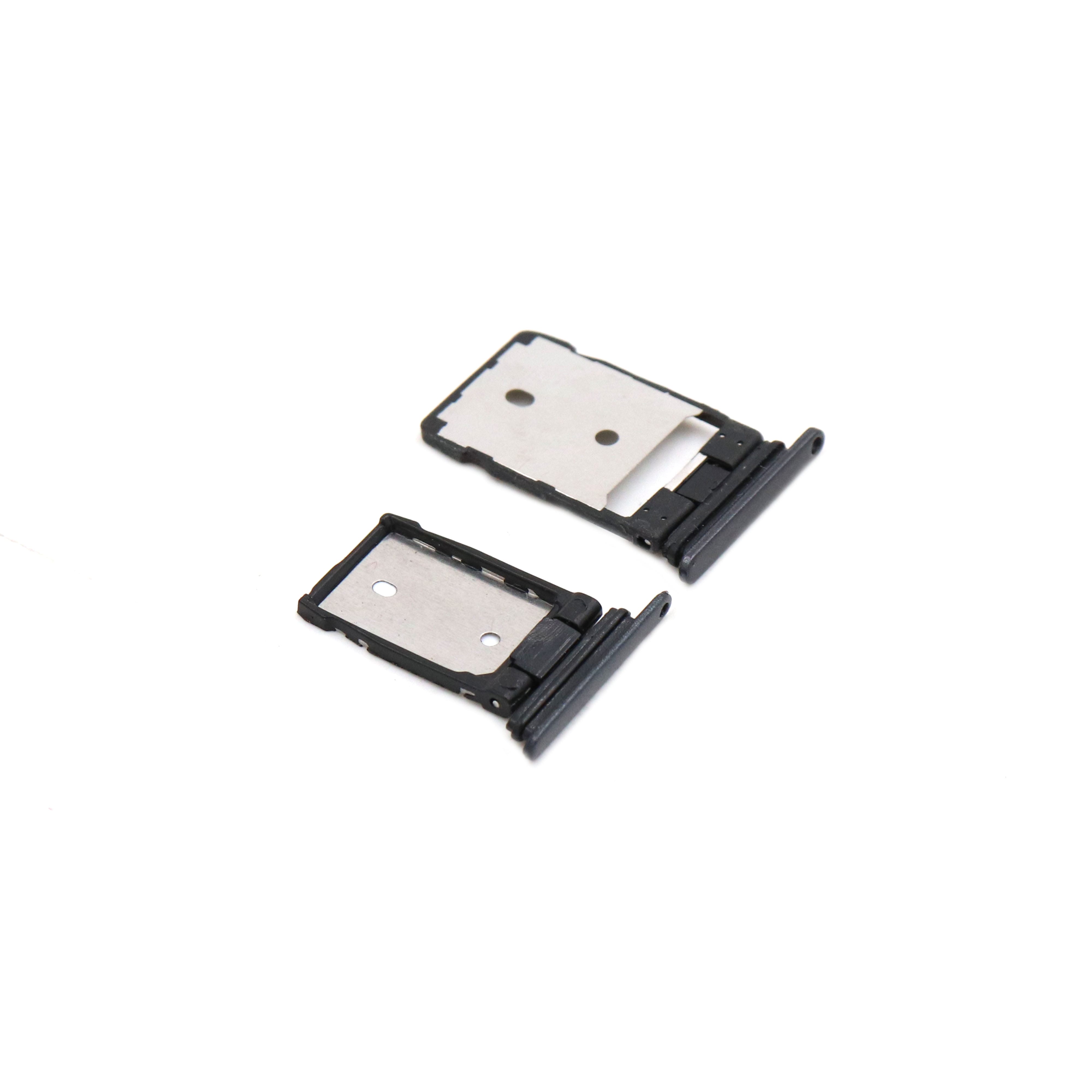 Sim and SD Card Tray with Cover For HTC One A9S Black OEM-Equivalent