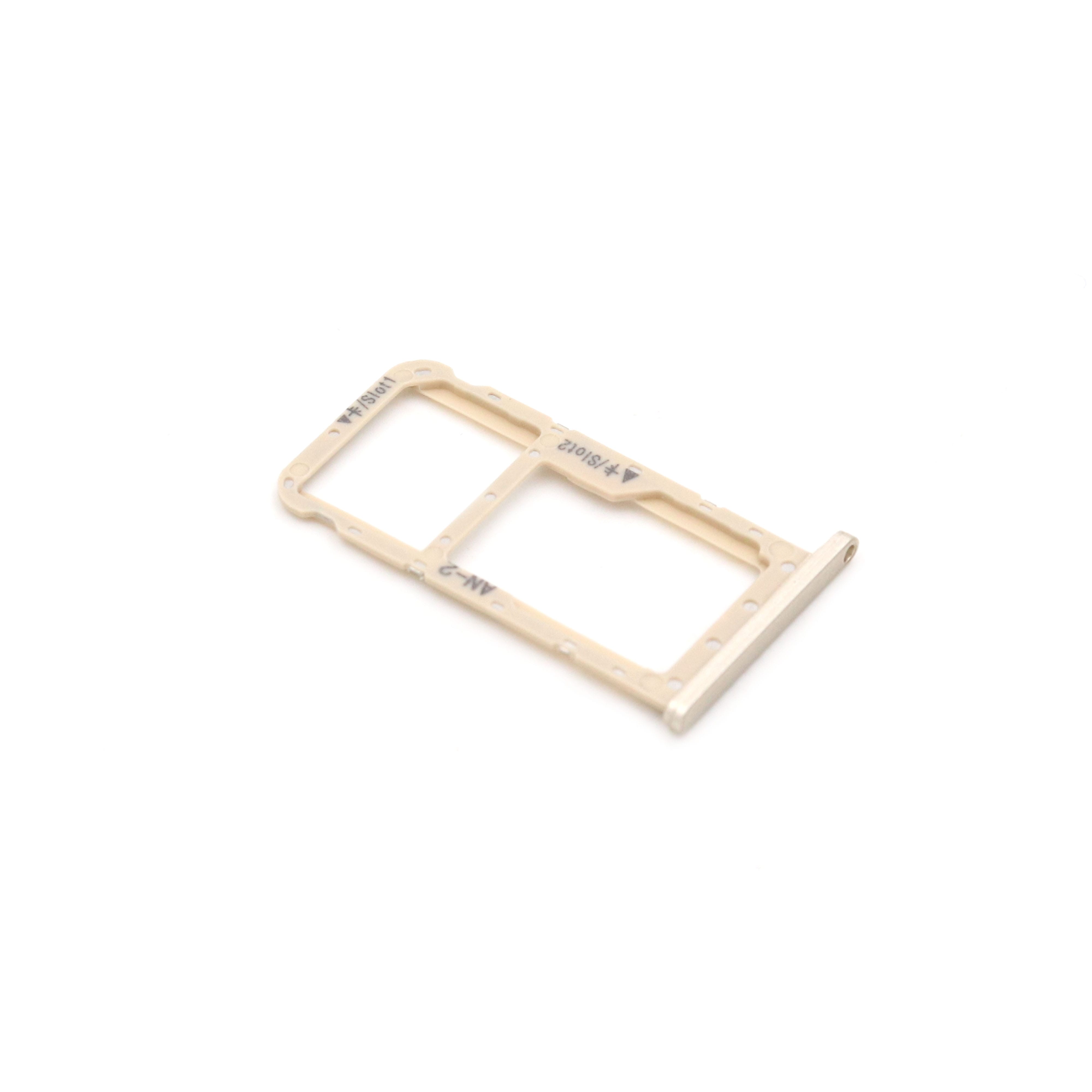 Sim and SD Card Tray with Cover For Huawei P20 Lite Gold OEM-Equivalent