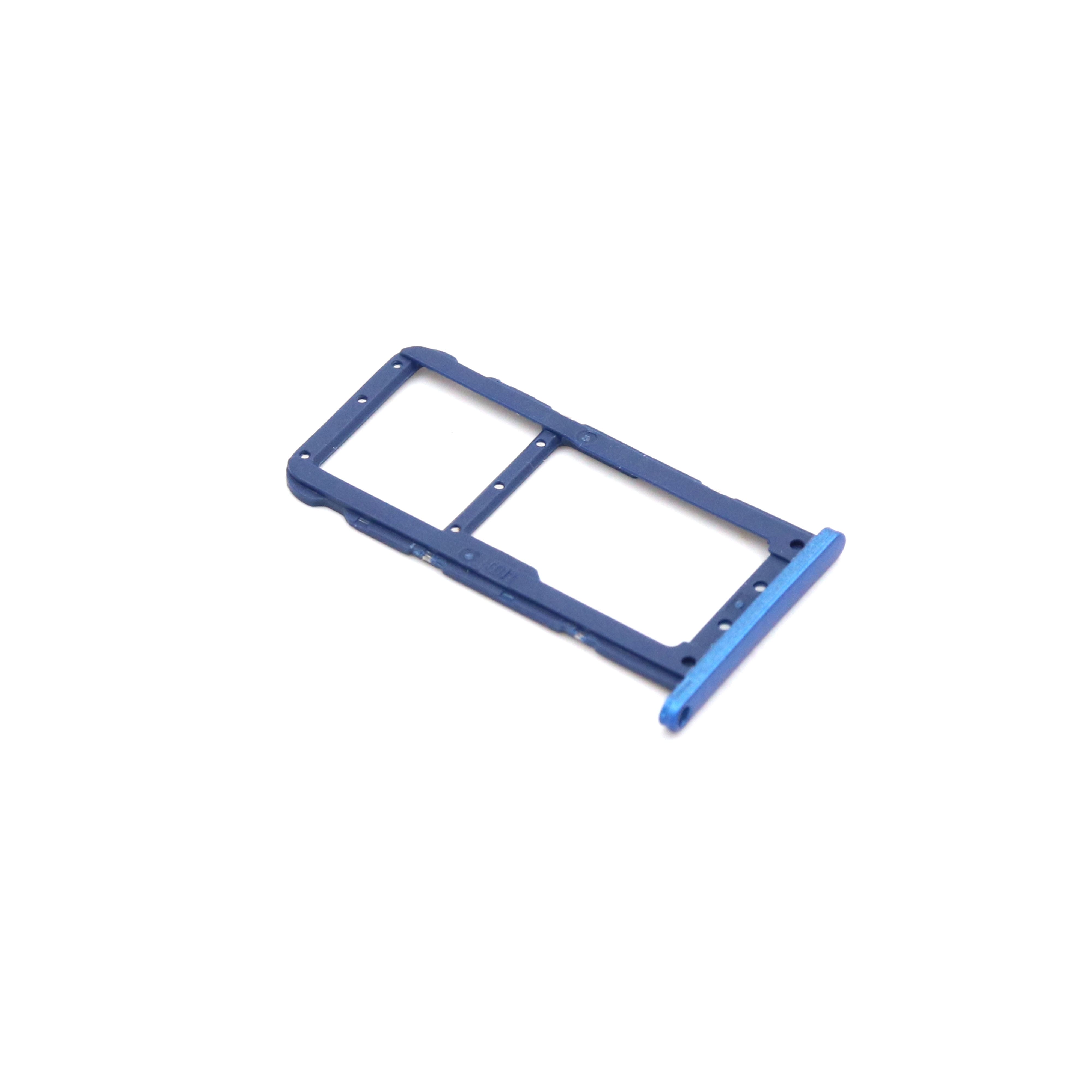 Sim and SD Card Tray with Cover For Huawei P20 Lite Blue OEM-Equivalent