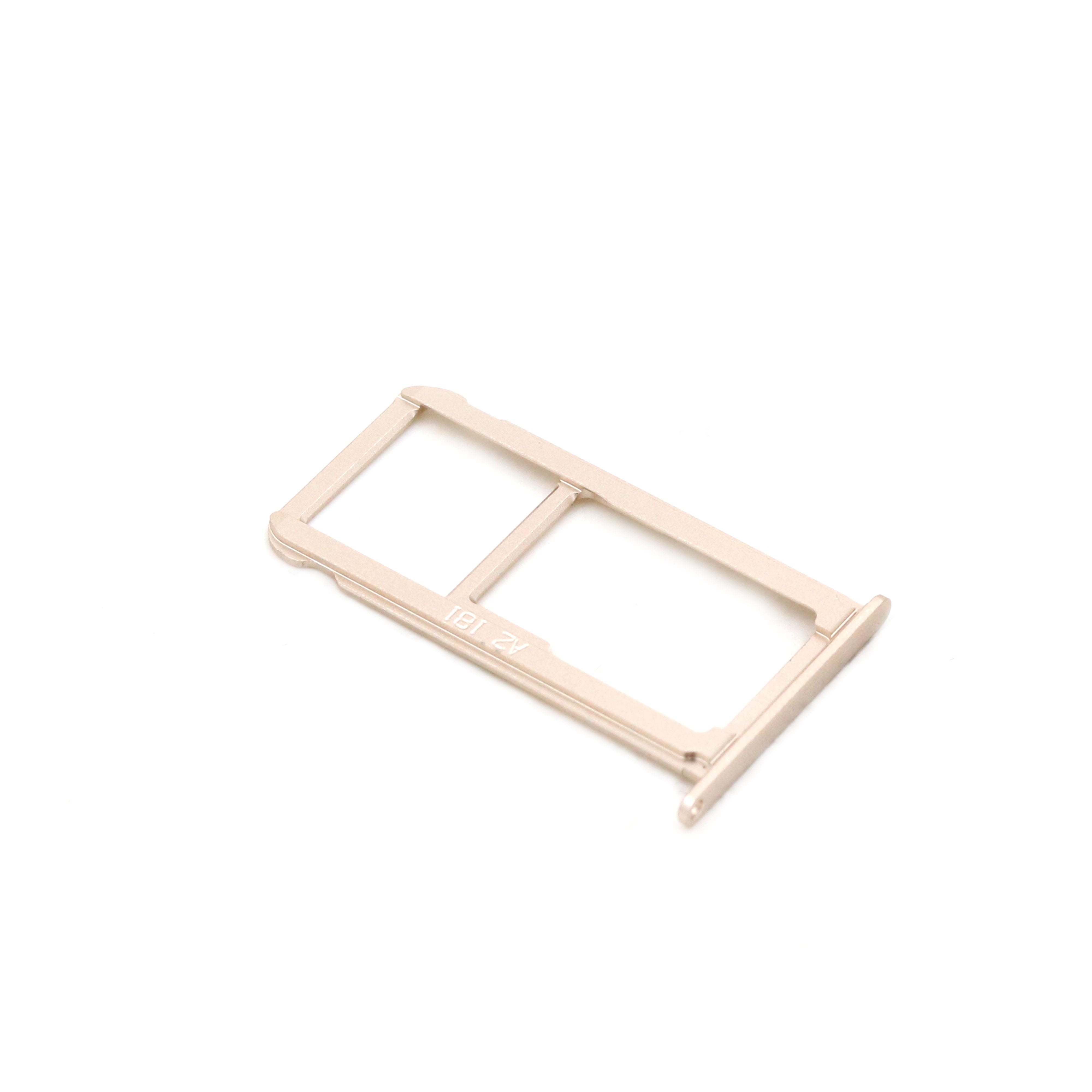 Sim and SD Card Tray with Cover For Huawei P9 Lite Gold OEM-Equivalent