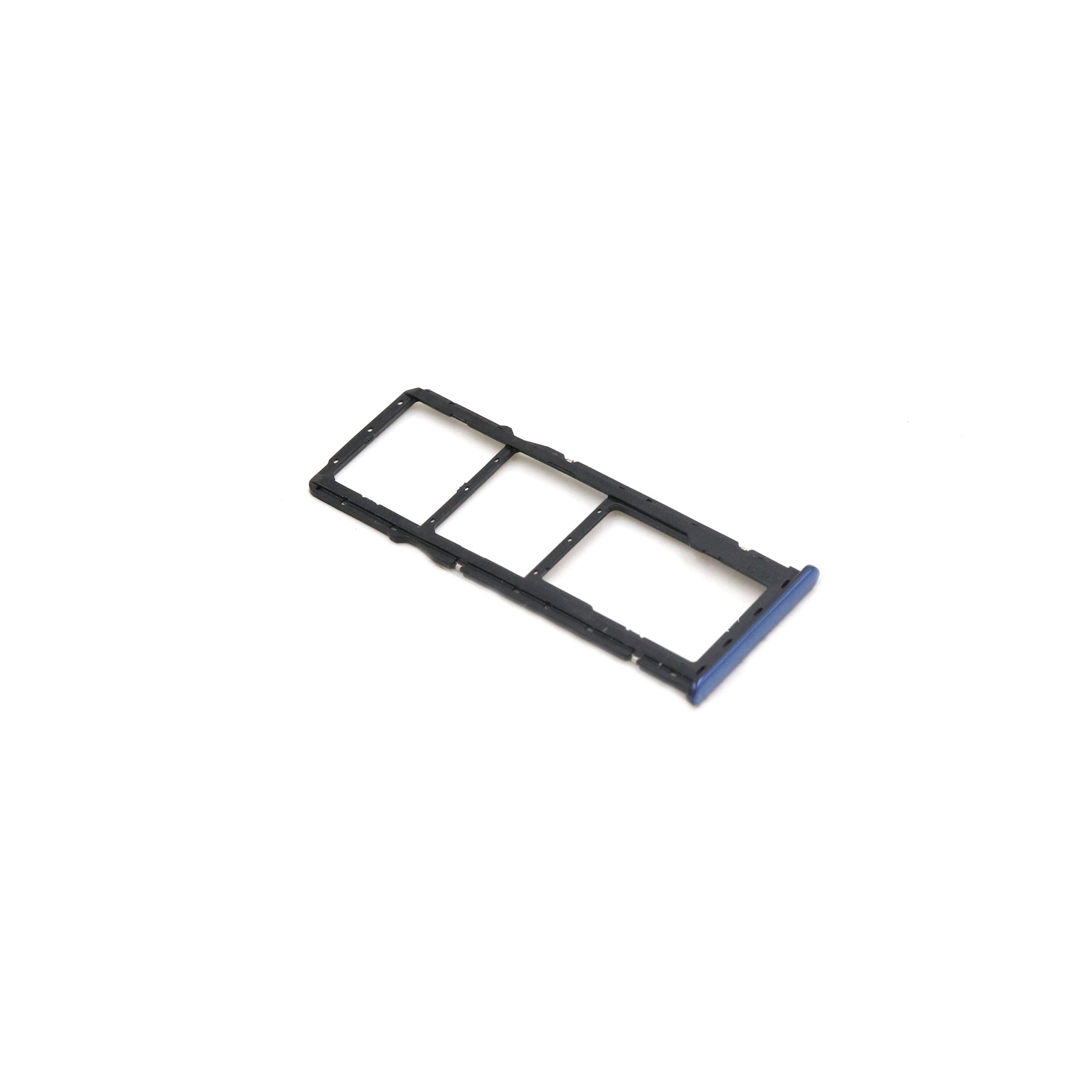 Nano Sim Card Tray For Huawei Y7 2018 Blue OEM-Equivalent