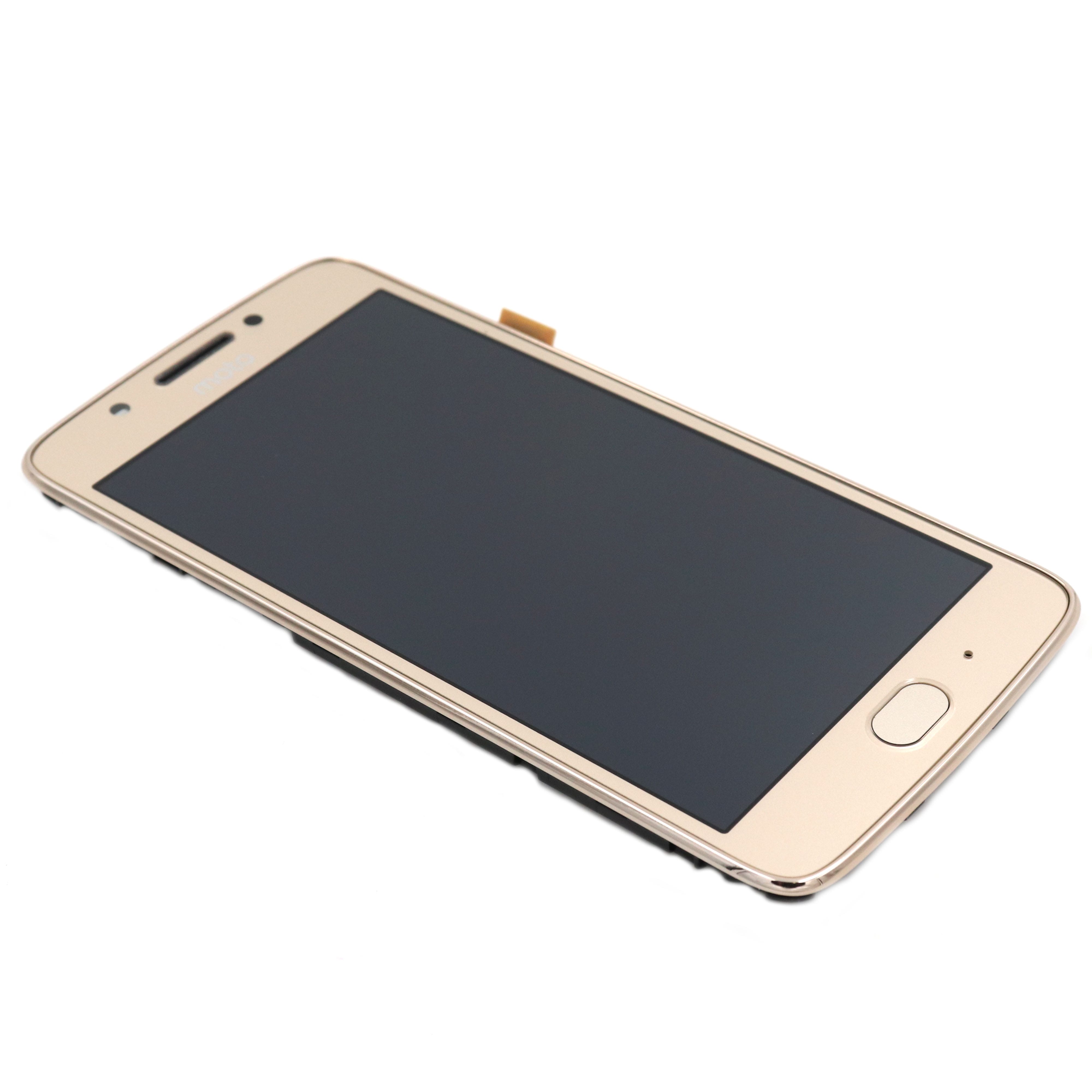 Display Complete with Housing For Motorola Moto G5 (XT1675) Gold OEM-Equivalent