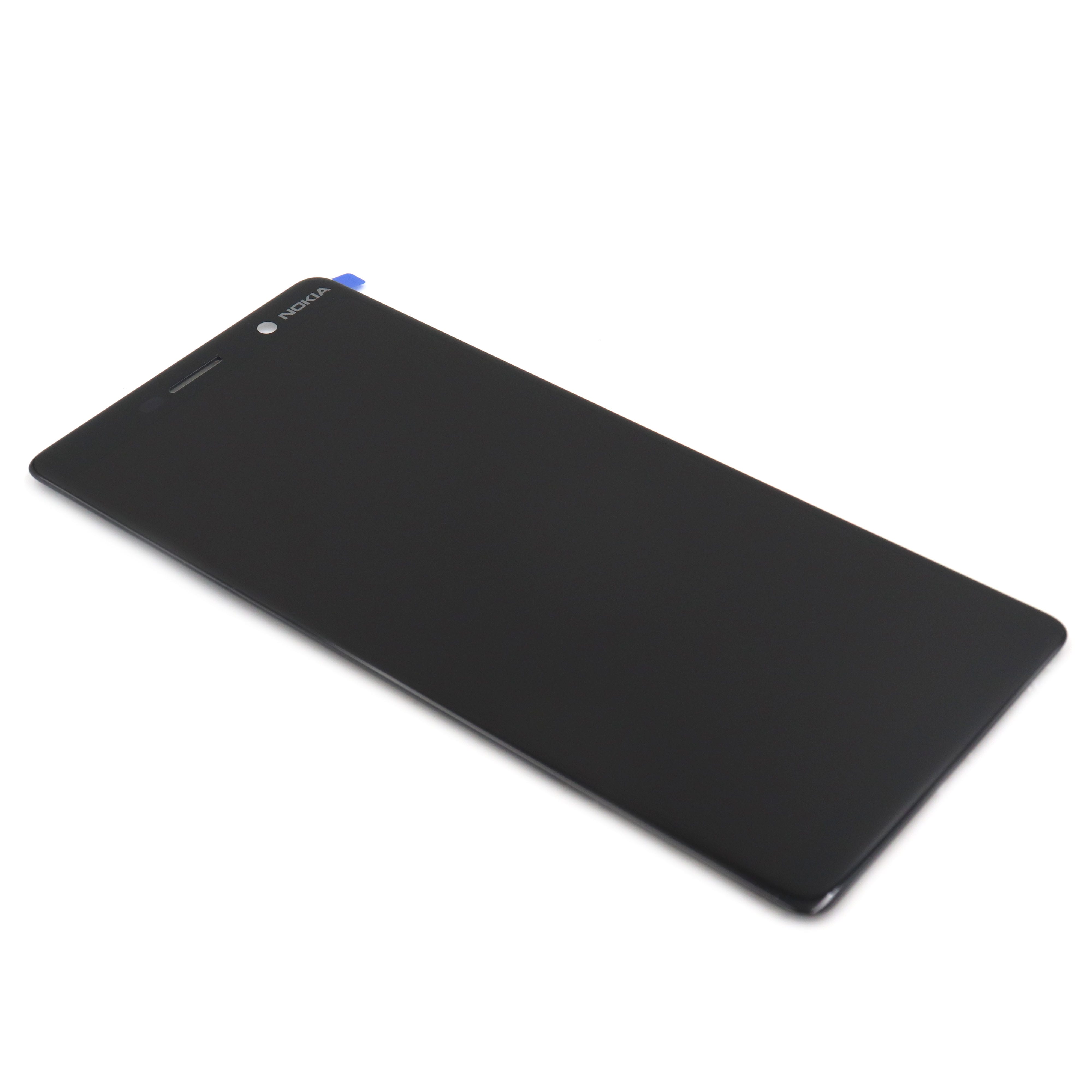Display For Nokia 7 Plus Black OEM-Equivalent
