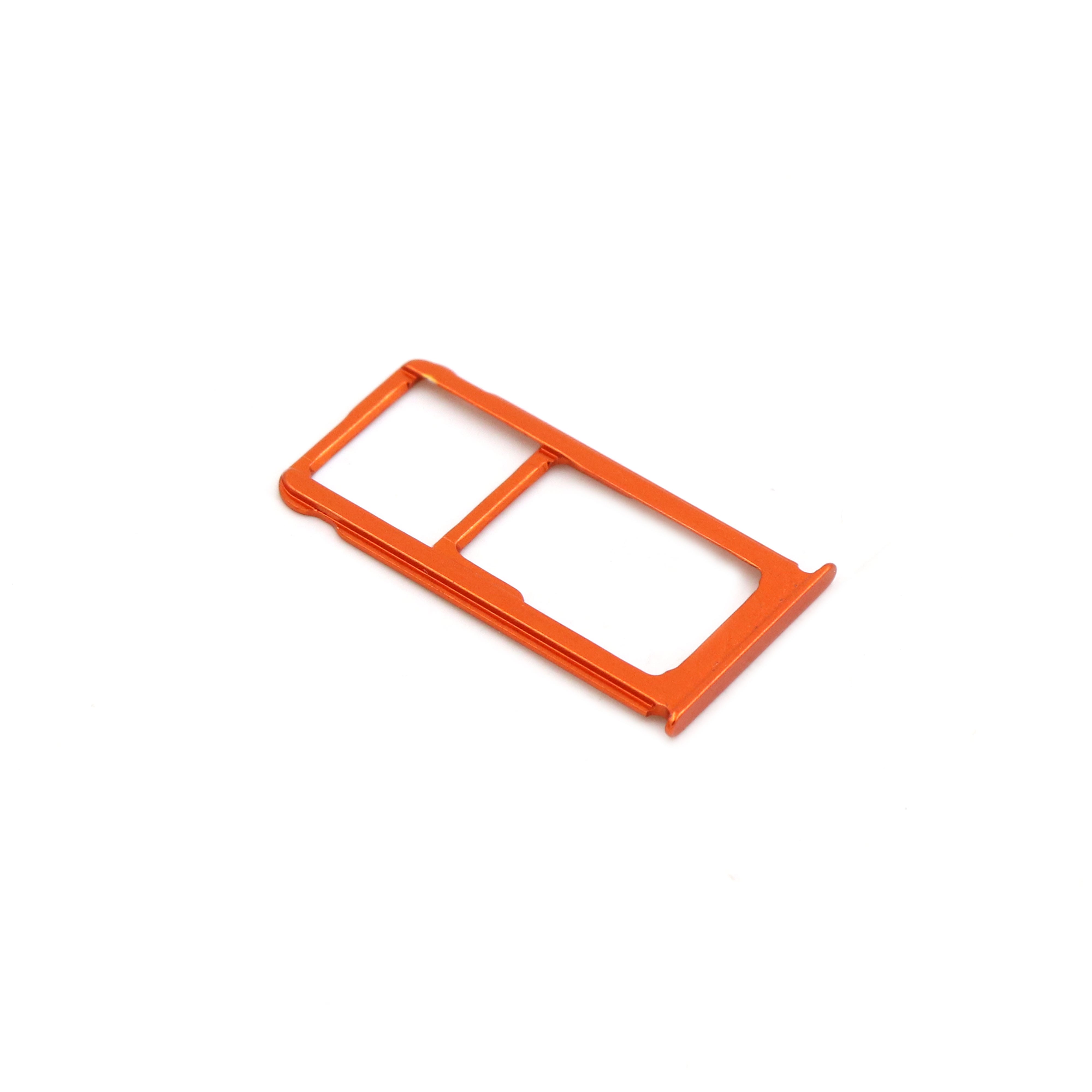 Sim and SD Card Tray with Cover For Nokia 7 Plus Red OEM-Equivalent