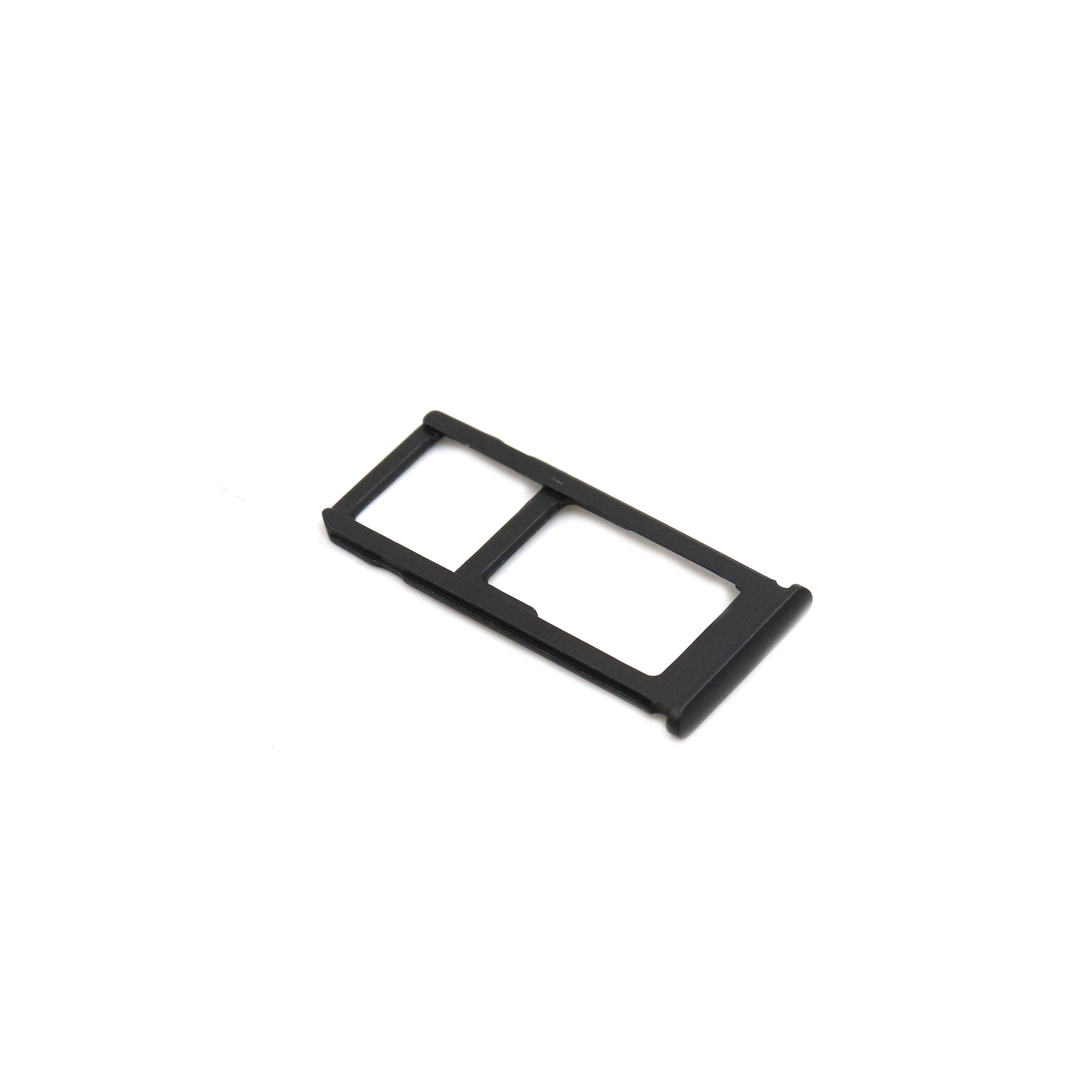 Sim and SD Card Tray with Cover For Nokia 8 Black OEM-Equivalent
