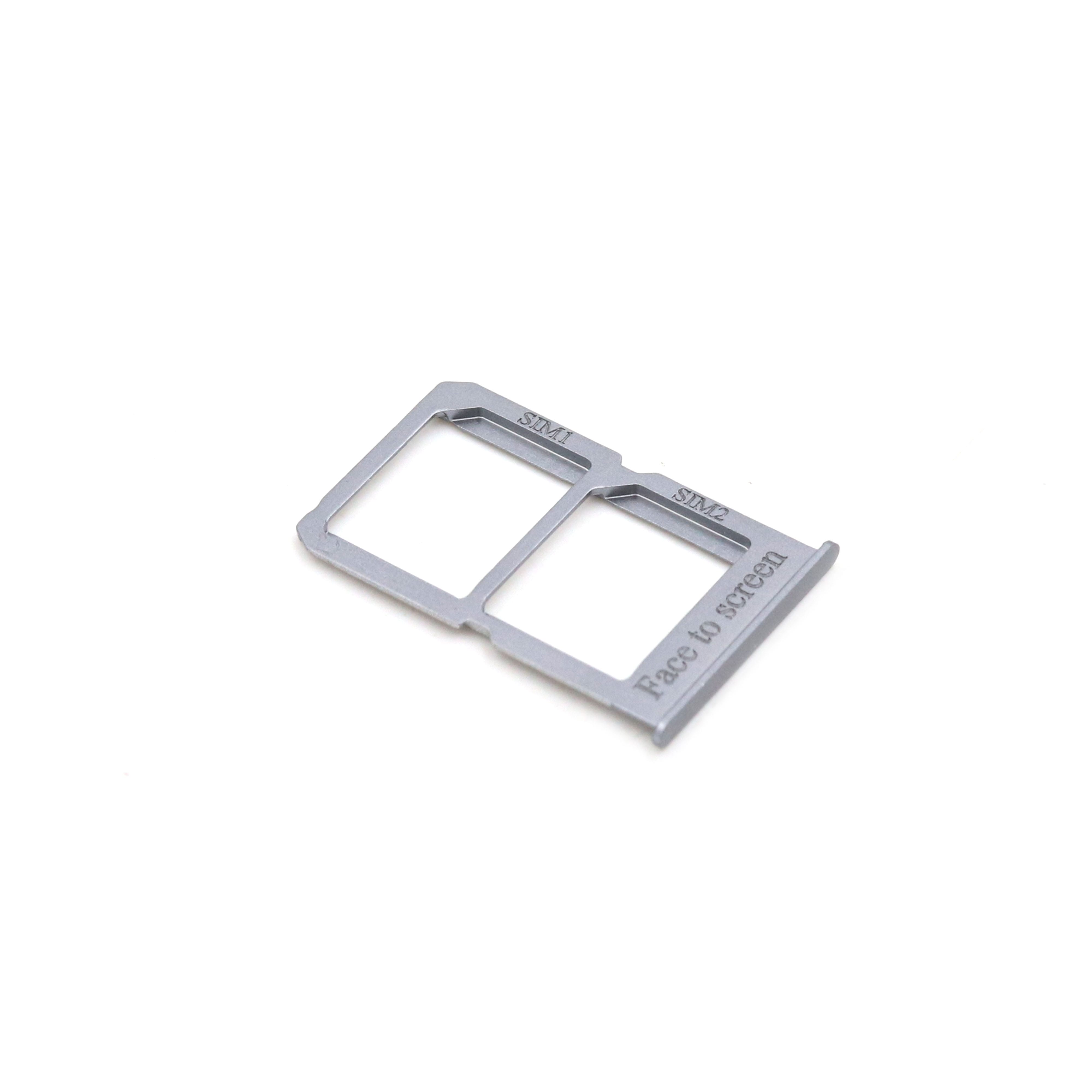 Sim and SD Card Tray with Cover For OnePlus 3 Silver OEM-Equivalent