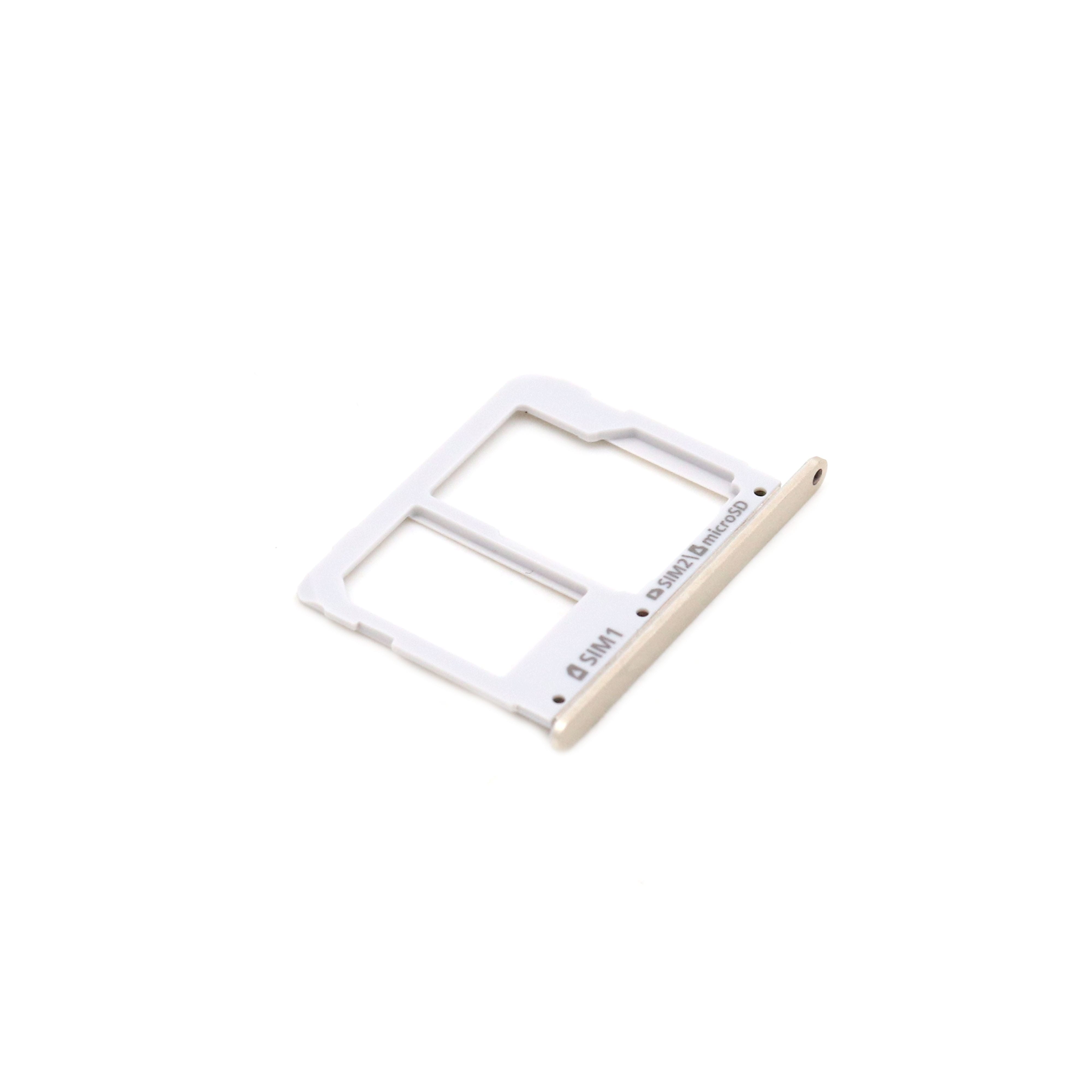 Nano Sim Card Tray For Samsung Galaxy A5 2016 (A510F) Gold OEM-Equivalent