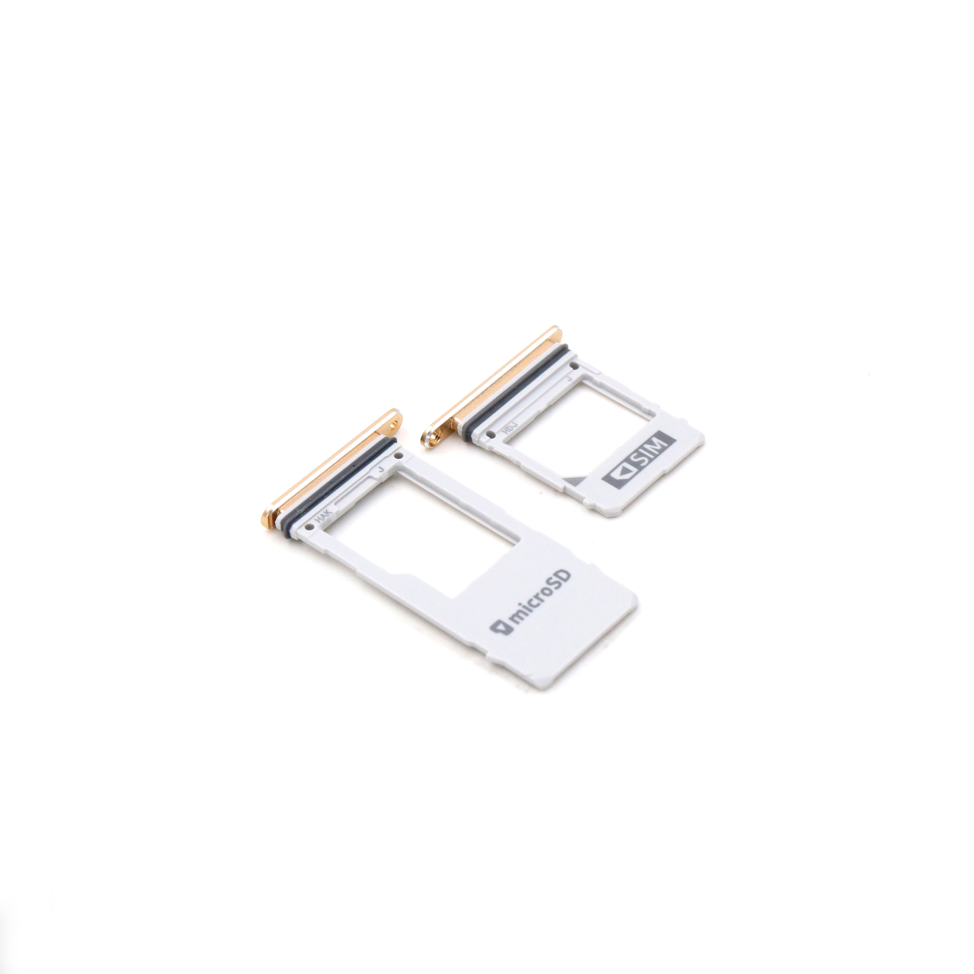 Nano Sim Card Tray For Samsung Galaxy A8 2018 (A530F) Gold OEM-Equivalent