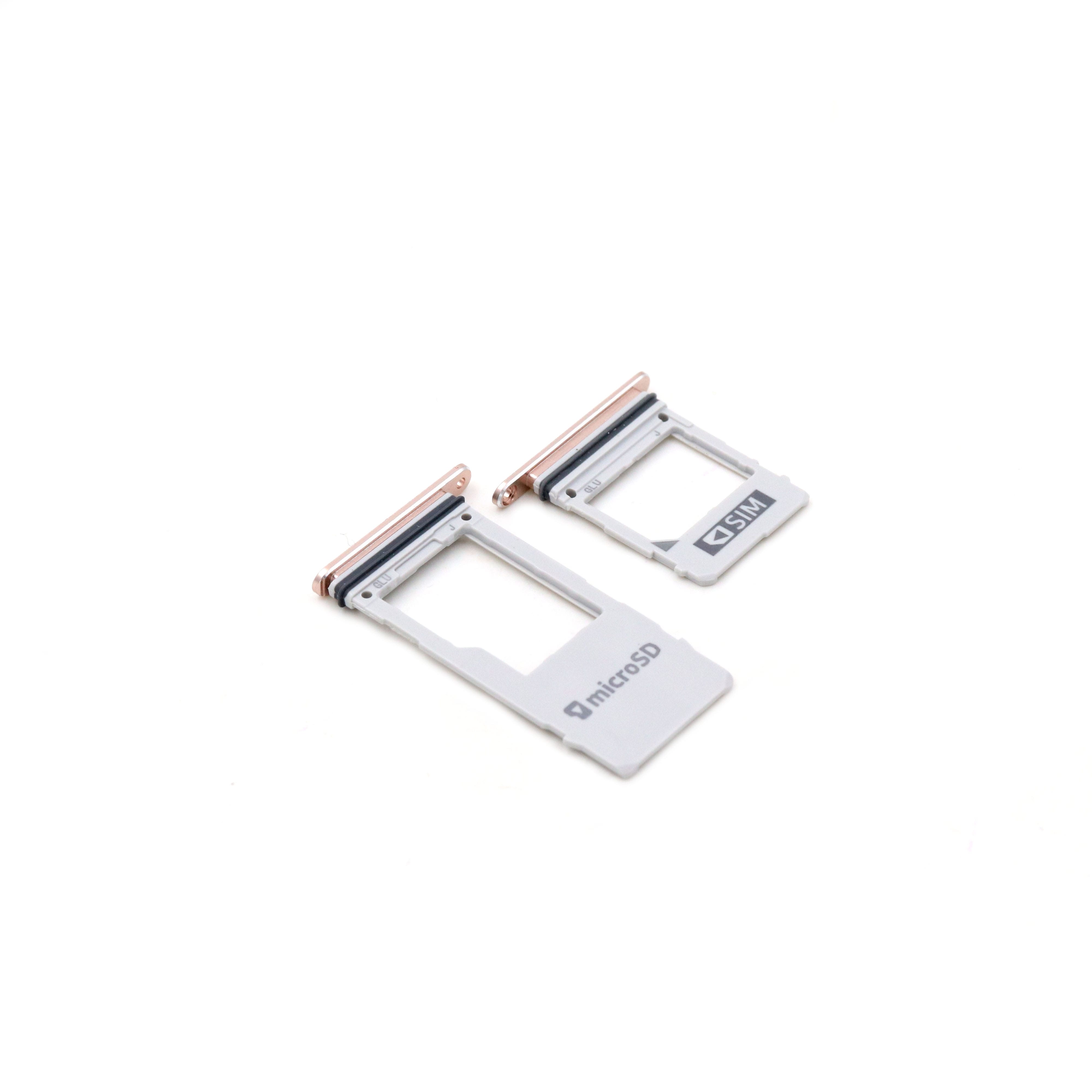 Nano Sim Card Tray For Samsung Galaxy A8 2018 (A530F) Pink OEM-Equivalent