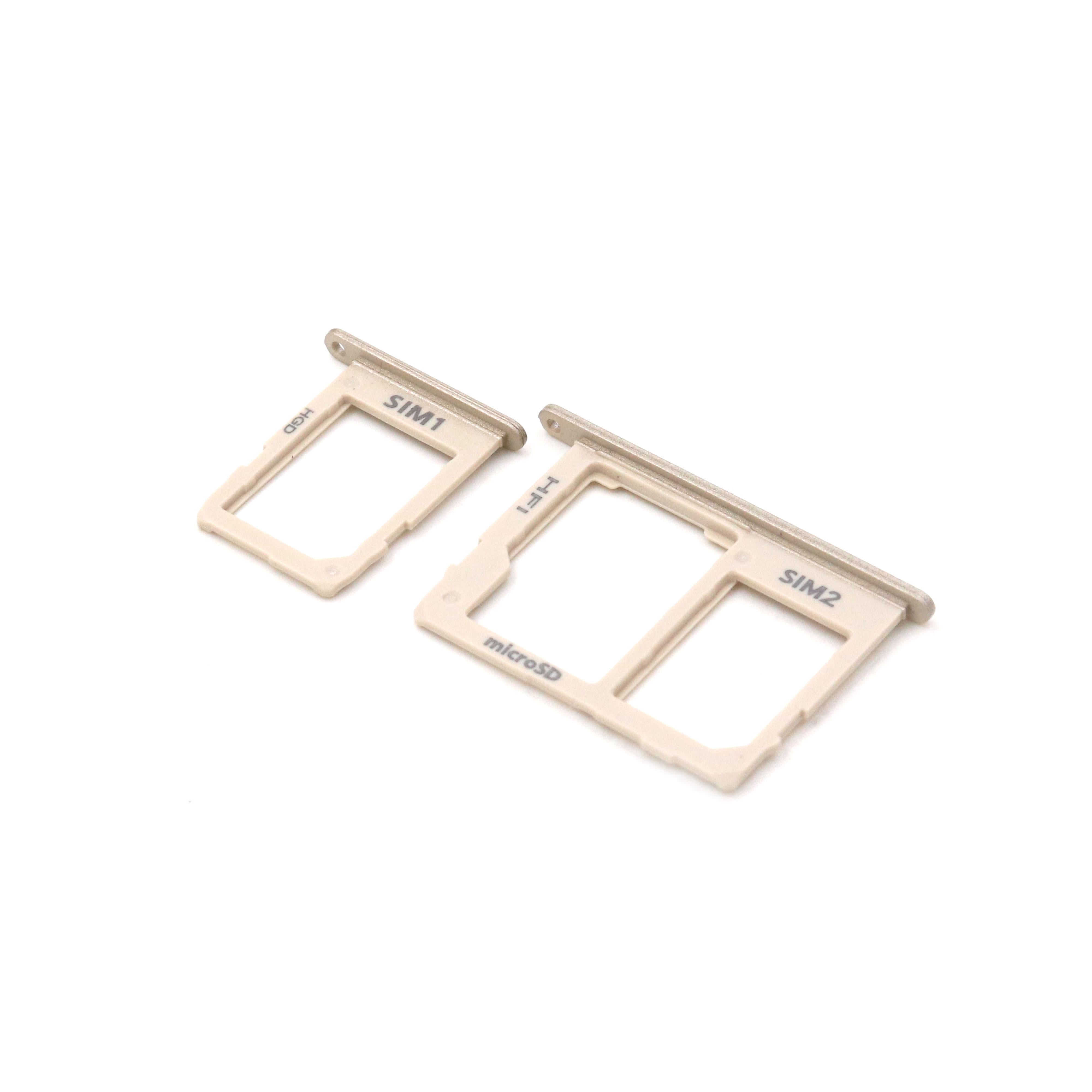 Nano Sim Card Tray For Samsung Galaxy A6 2018 (A600F) Gold OEM-Equivalent