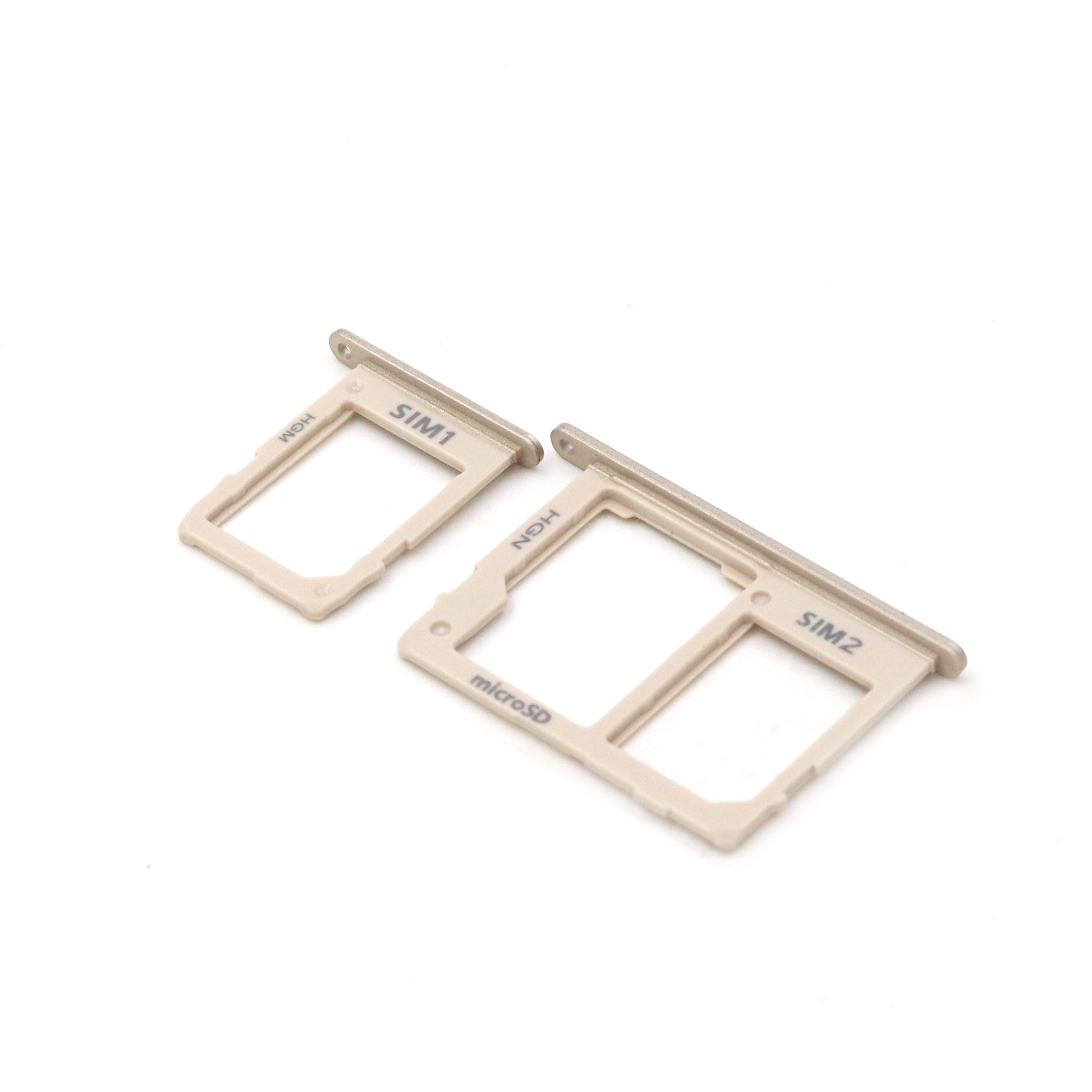 Sim and SD Card Tray with Cover For Samsung Galaxy A6 Plus 2018 (A605F) Gold OEM-Equivalent