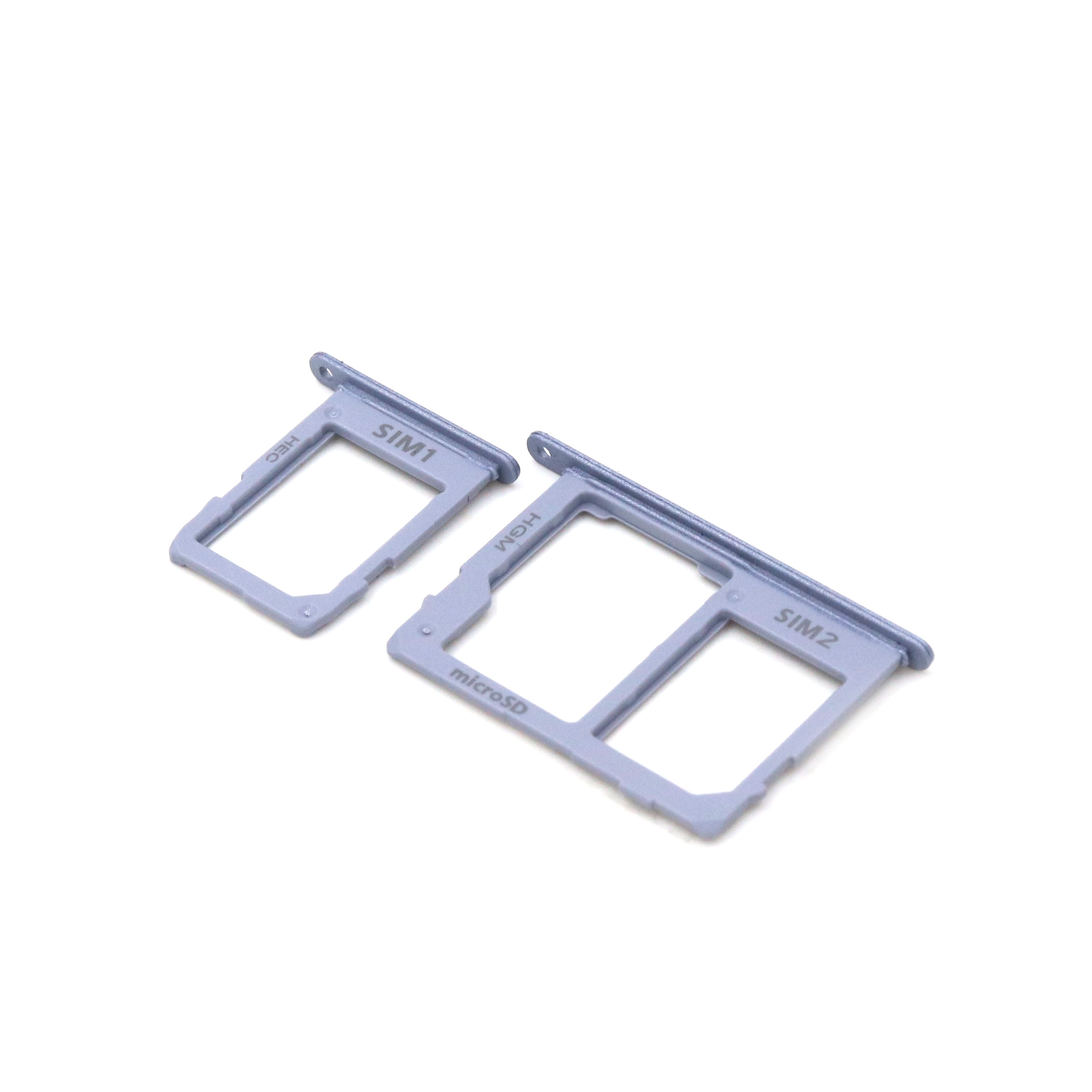 Sim and SD Card Tray with Cover For Samsung Galaxy A6 Plus 2018 (A605F) Purple OEM-Equivalent