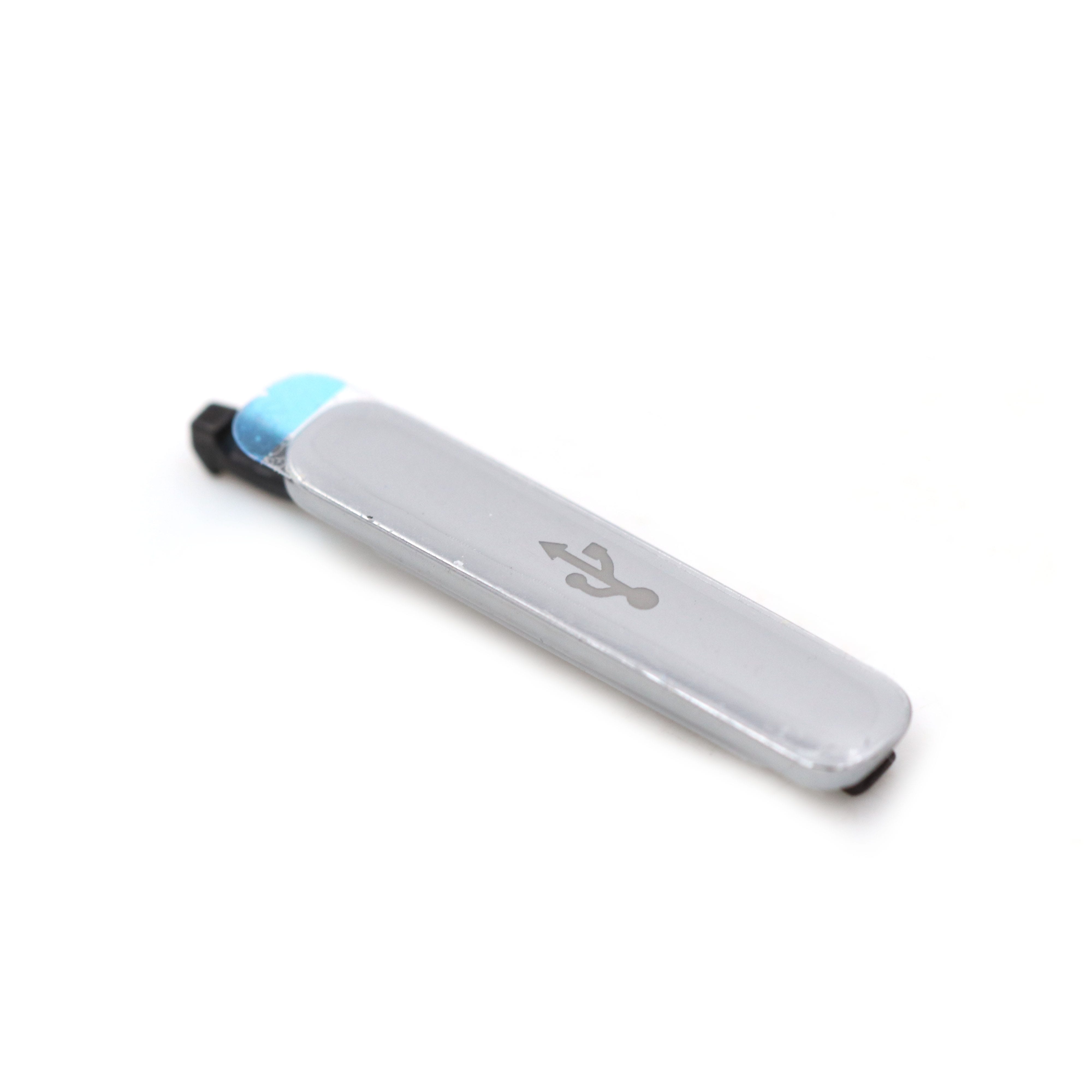 USB Cover For Samsung Galaxy S5 Silver OEM-Equivalent