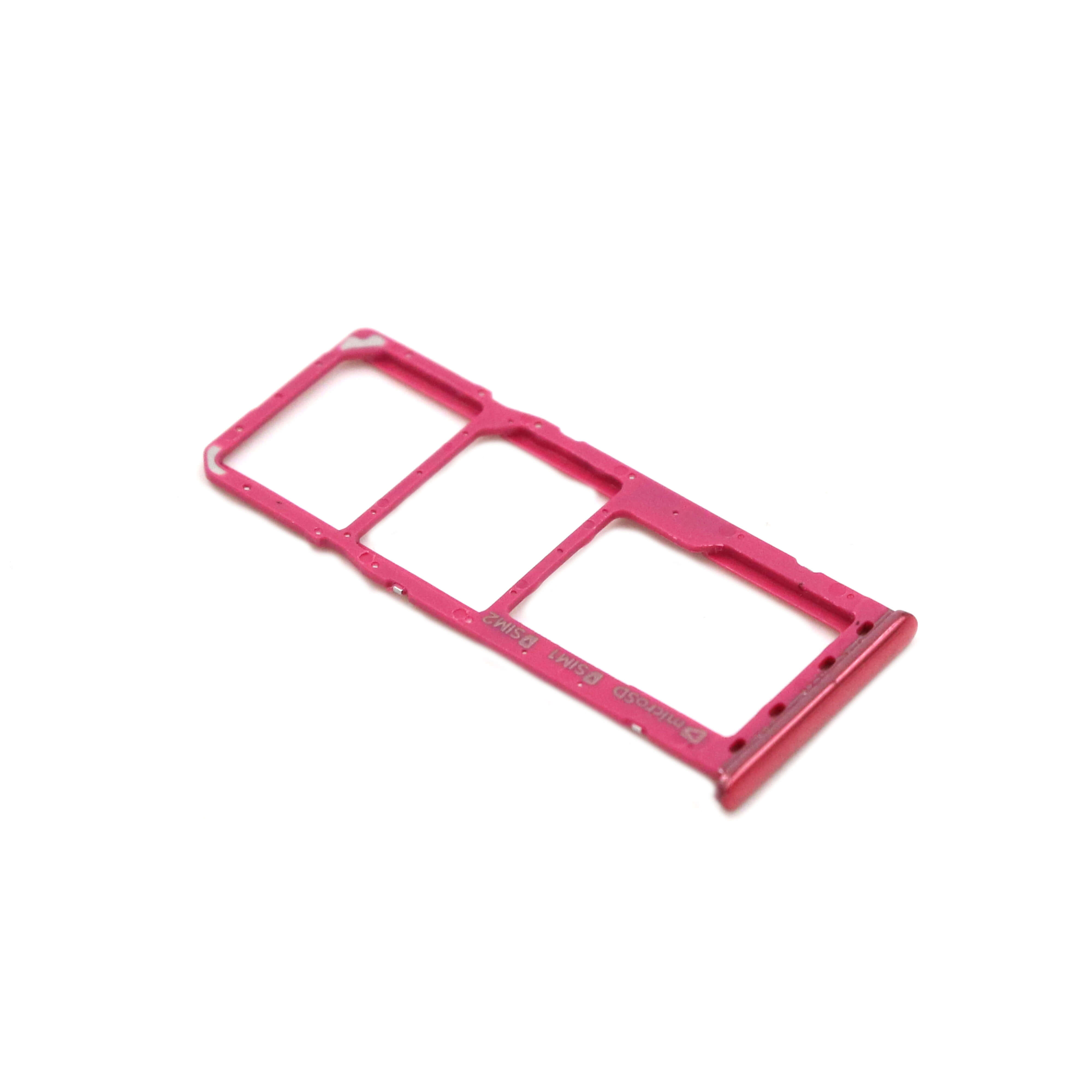 Nano Sim Card Tray For Samsung Galaxy A50 (A505F) Pink OEM-Equivalent