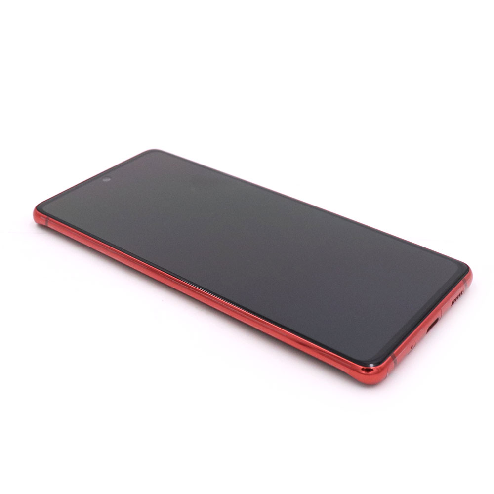 Display Complete with Housing For Samsung Galaxy S20 FE 4G Red Service Pack
