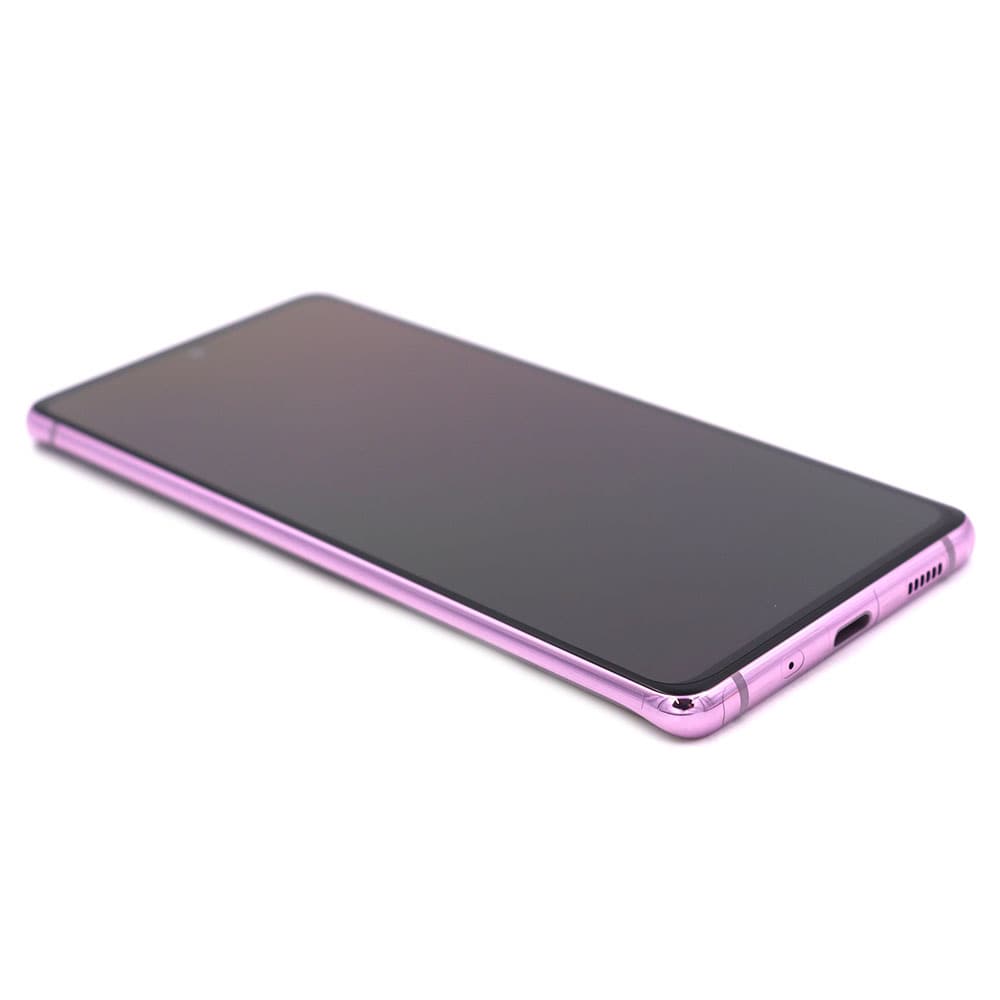 Display Complete with Housing Could Lavender For Samsung Galaxy S20 FE 4G Violet Service Pack