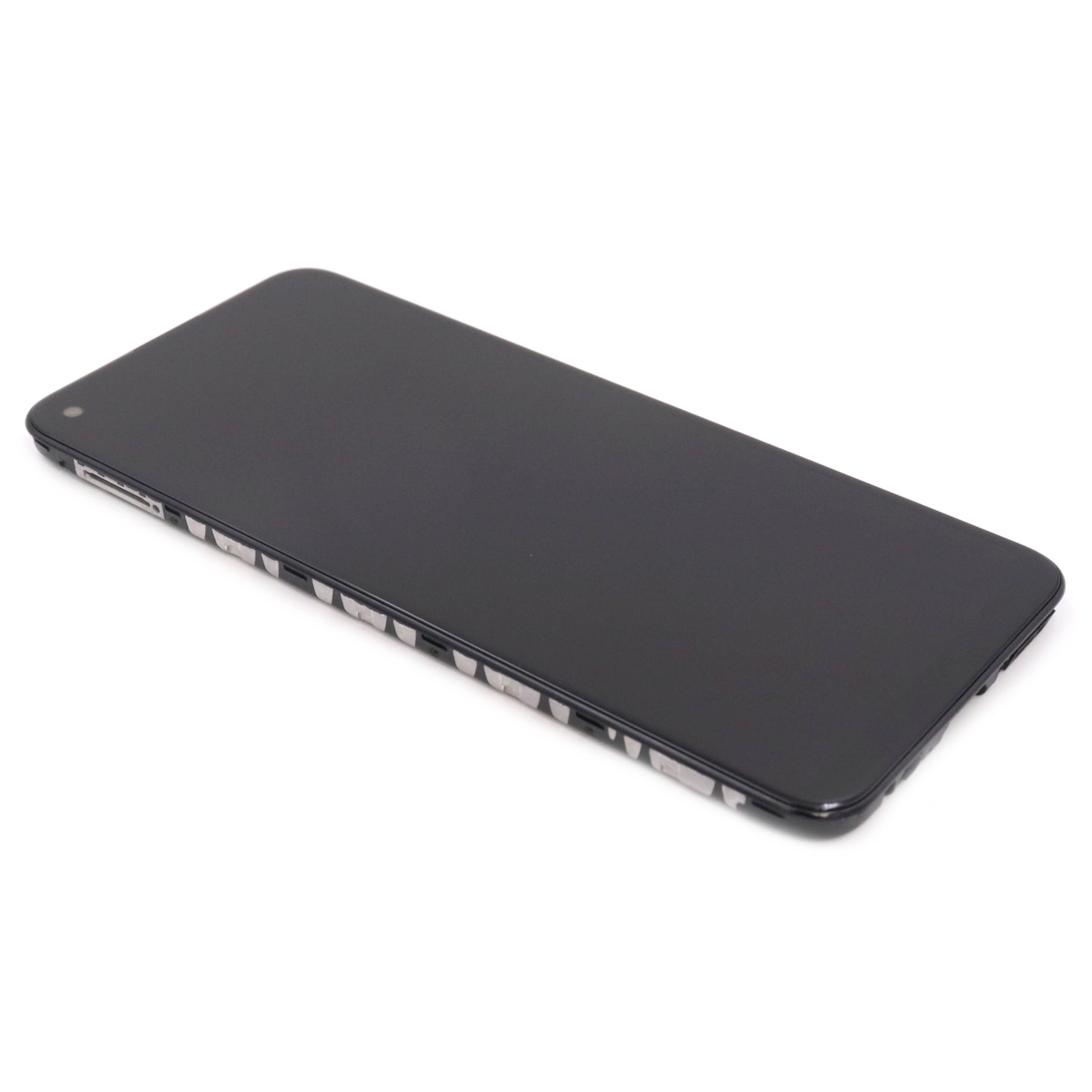 Display (with Adhesive) For Samsung Galaxy A11 Black Service Pack