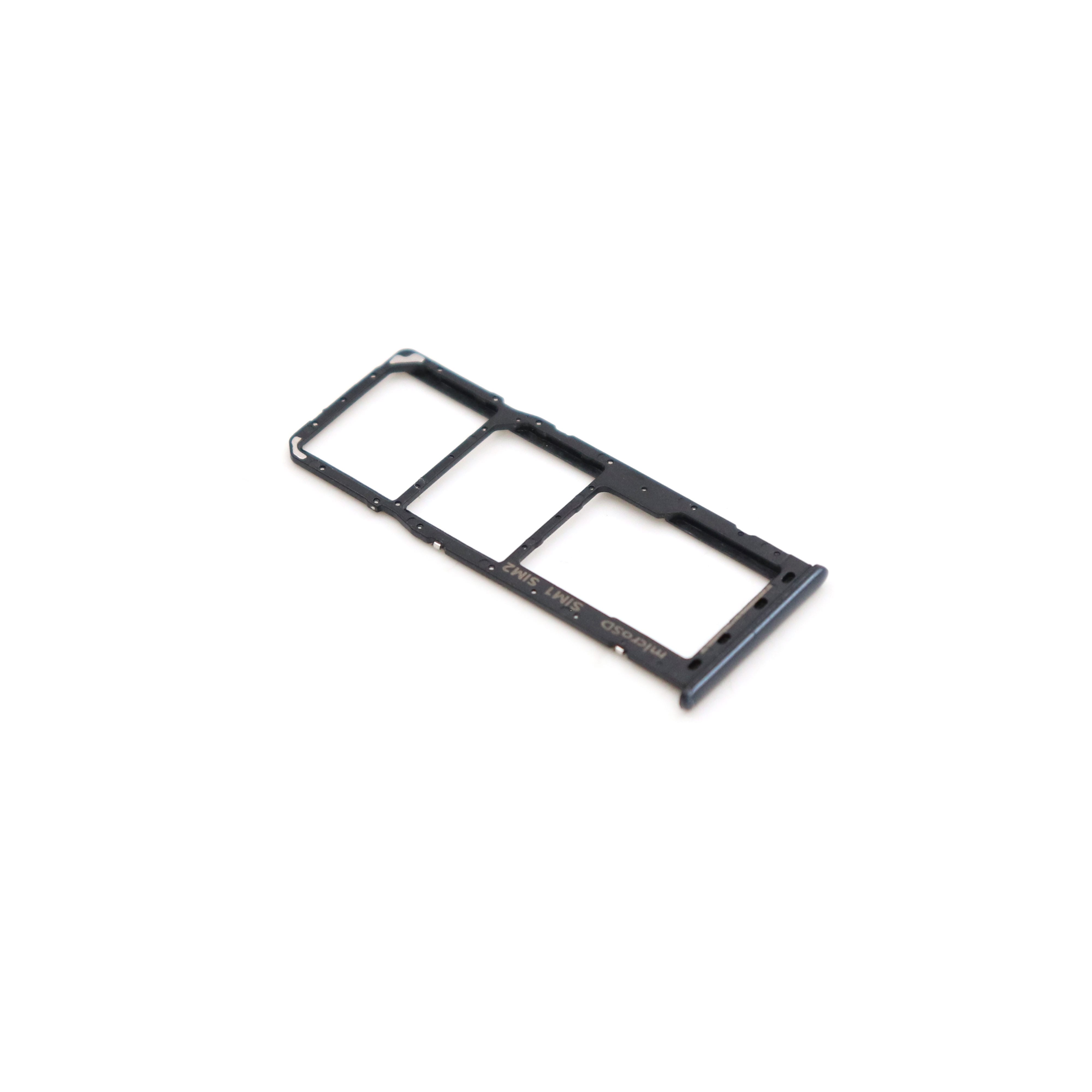 Nano Sim Card Tray For Samsung Galaxy A7 2018 (A750F) Black OEM-Equivalent