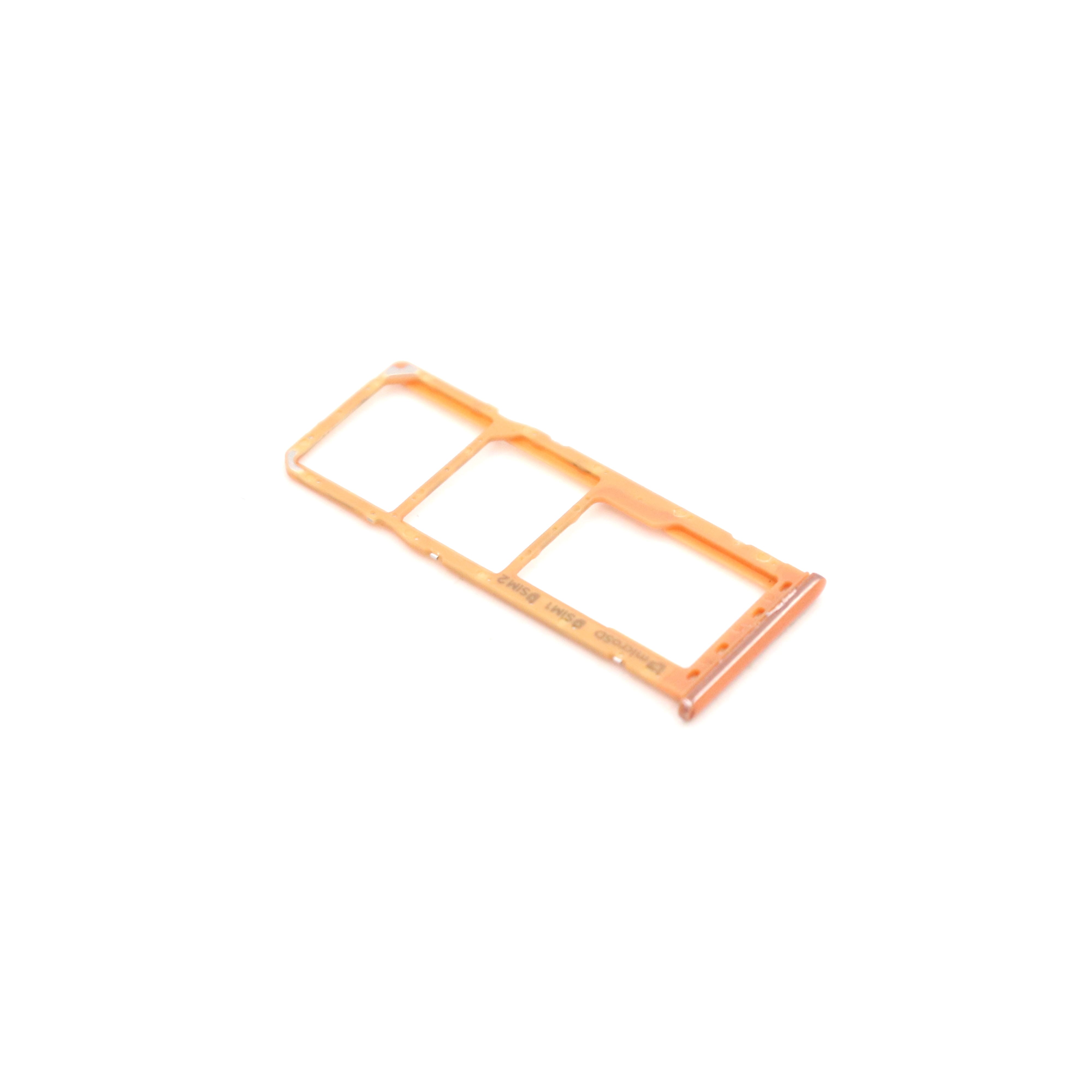 Nano Sim Card Tray For Samsung Galaxy A7 2018 (A750F) Gold OEM-Equivalent