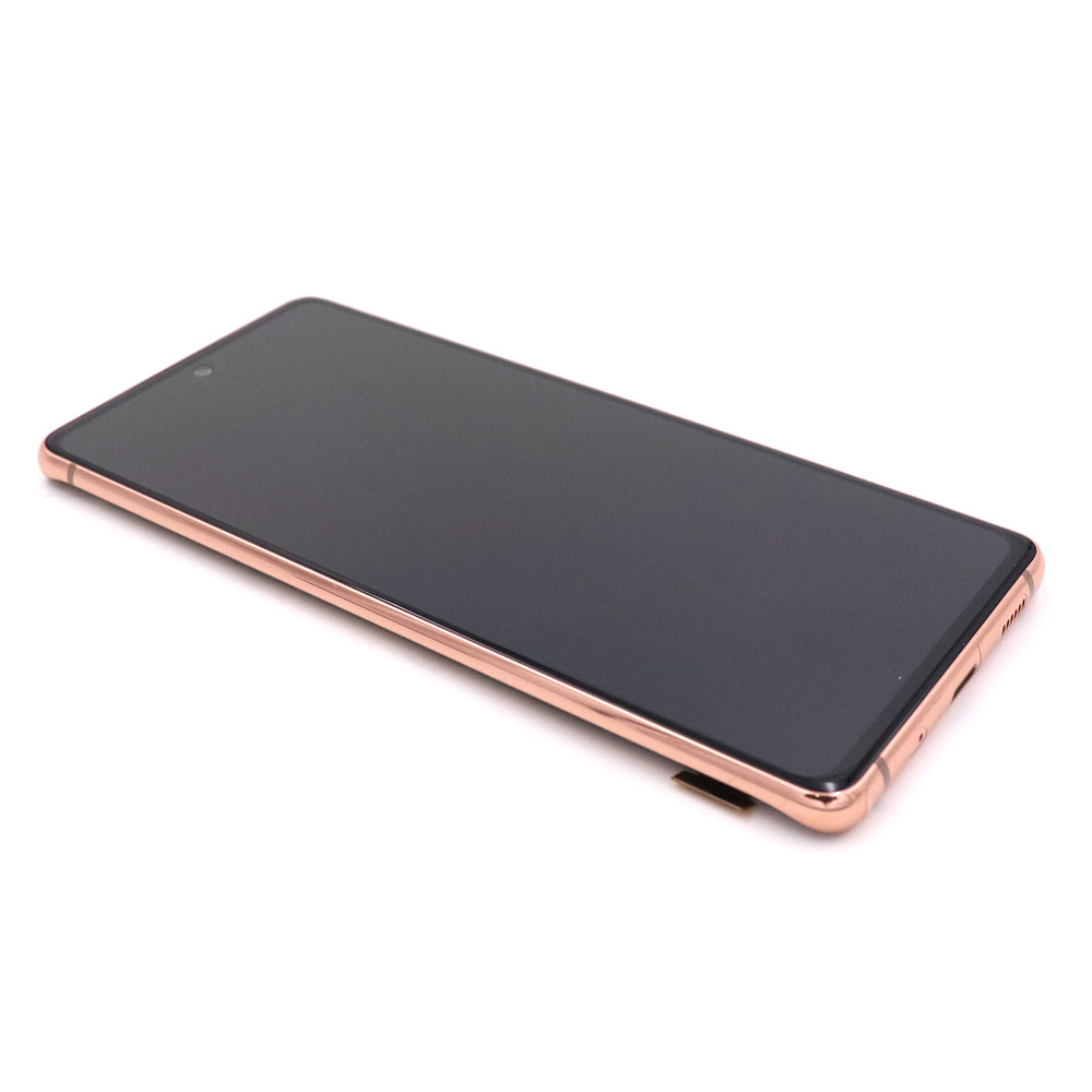 Display Complete with Housing For Samsung Galaxy S20 FE 5G Orange Service Pack
