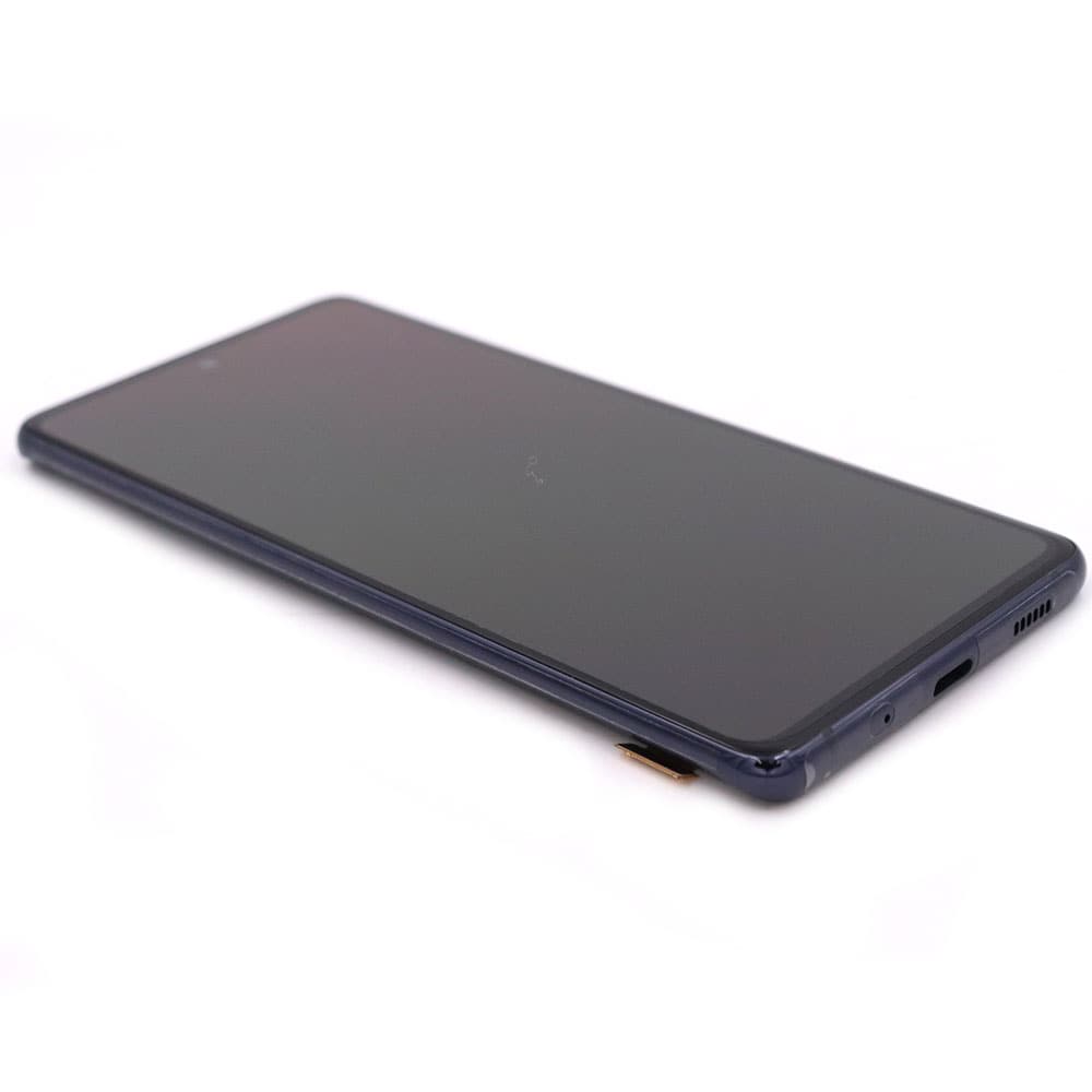 Display Complete with Housing For Samsung Galaxy S20 FE 5G Blue Service Pack