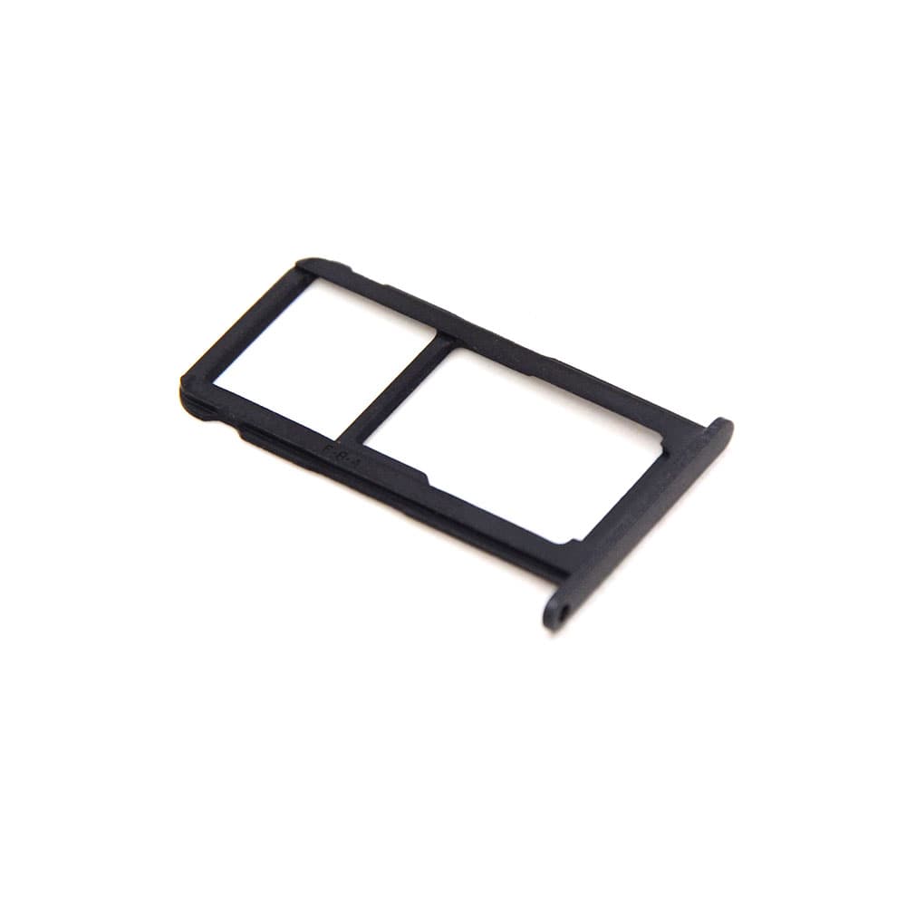 Sim and SD Card Tray with Cover For Huawei P8 Lite 2017 Black OEM-Equivalent