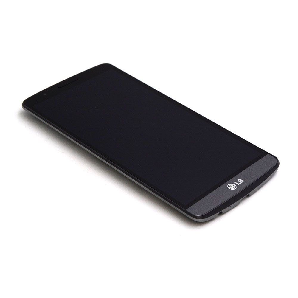 Display Complete with Housing For LG G3 (D855) Black OEM-Equivalent